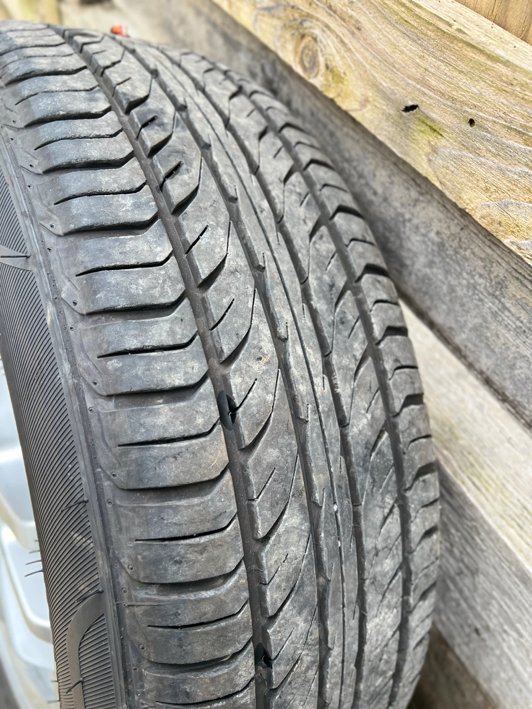 Used Tire on Silver Rim X 4 - photo 4
