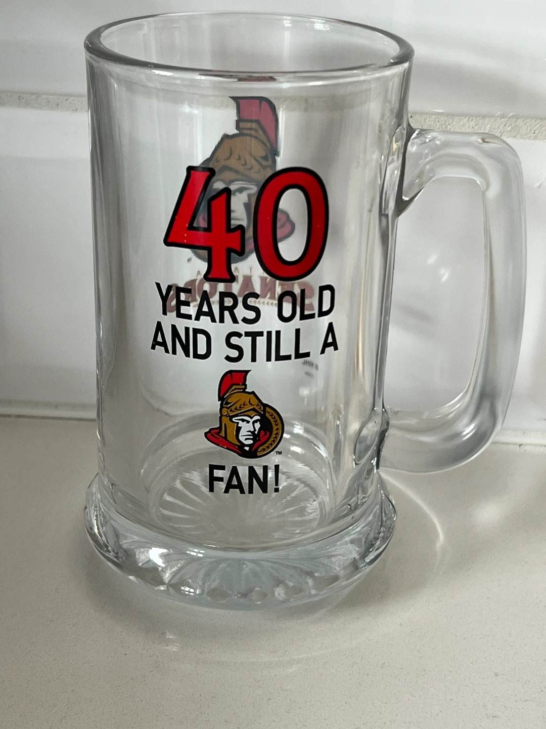Ottawa Senators 40 Years Old Fan Mug