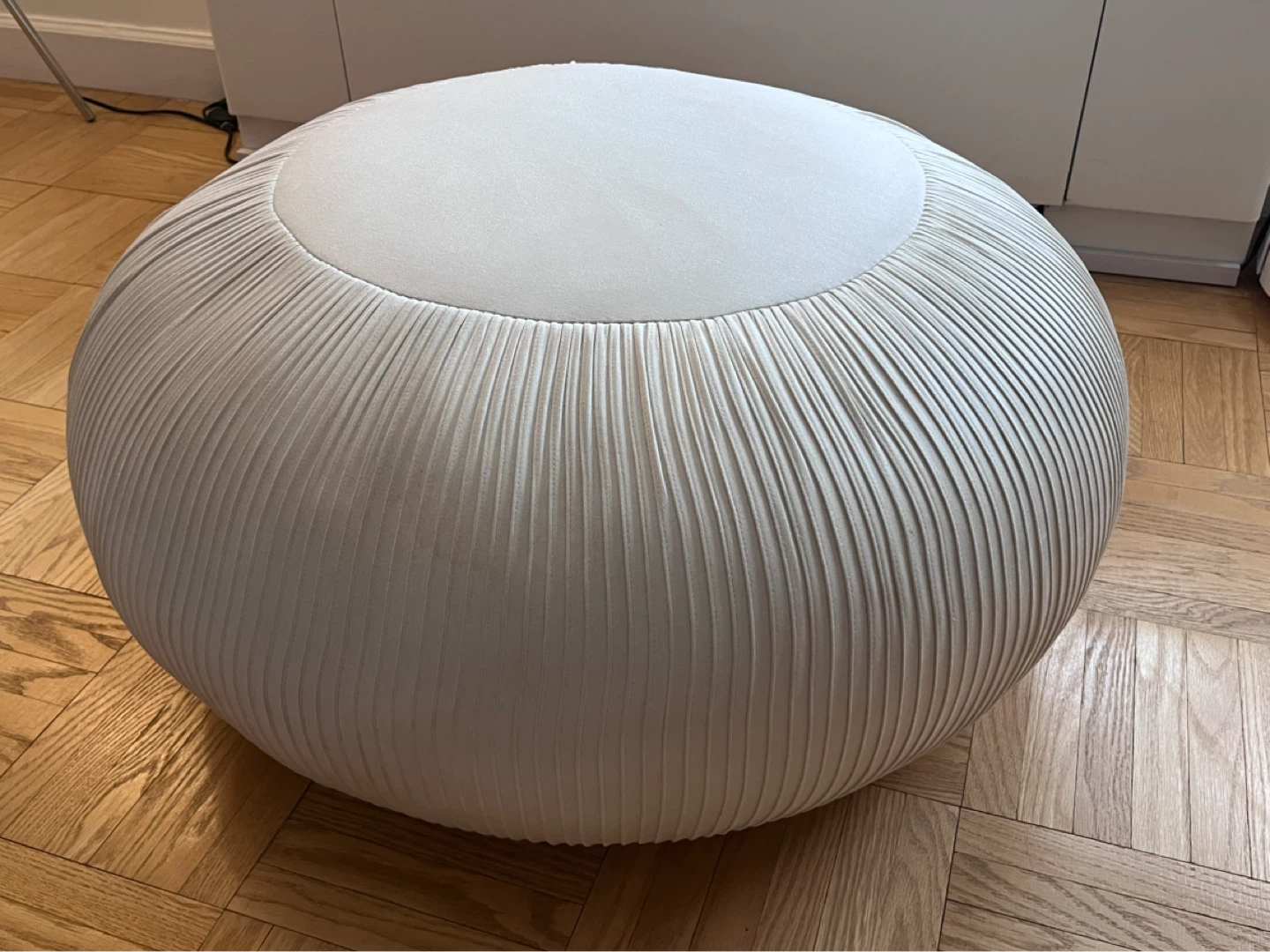 Karaman Pintuck Pouf Ottoman