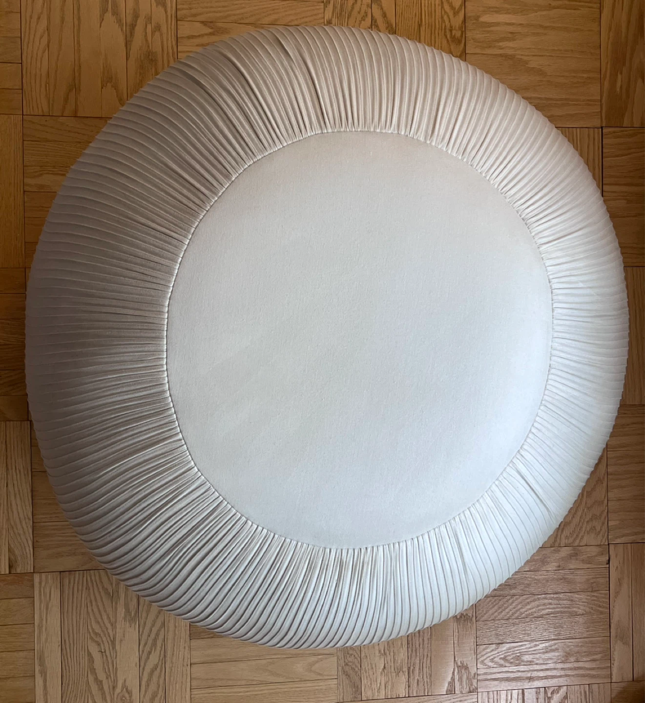Karaman Pintuck Pouf Ottoman - photo 2