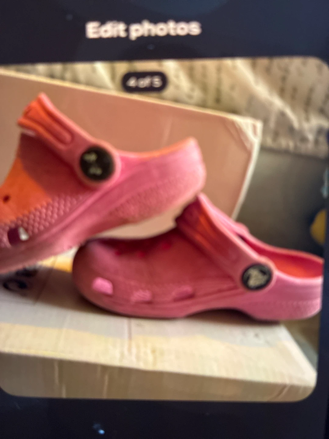 Toddler size 7 Pink Crocs Kids Clogs - photo 4