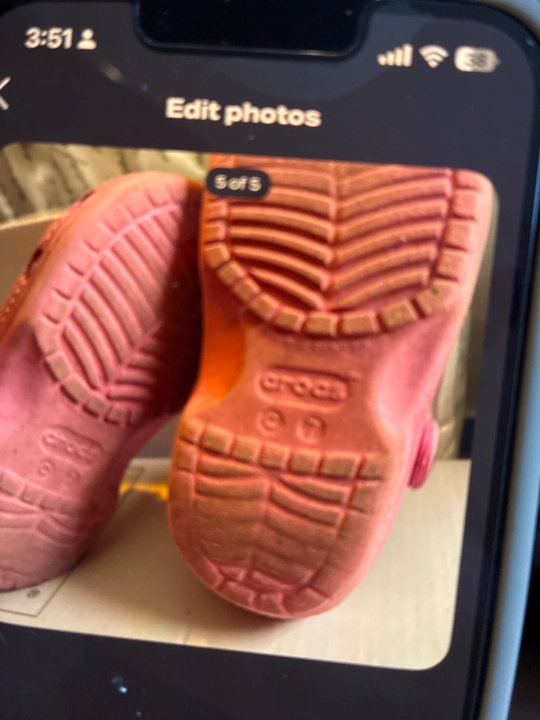 Toddler size 7 Pink Crocs Kids Clogs - photo 5