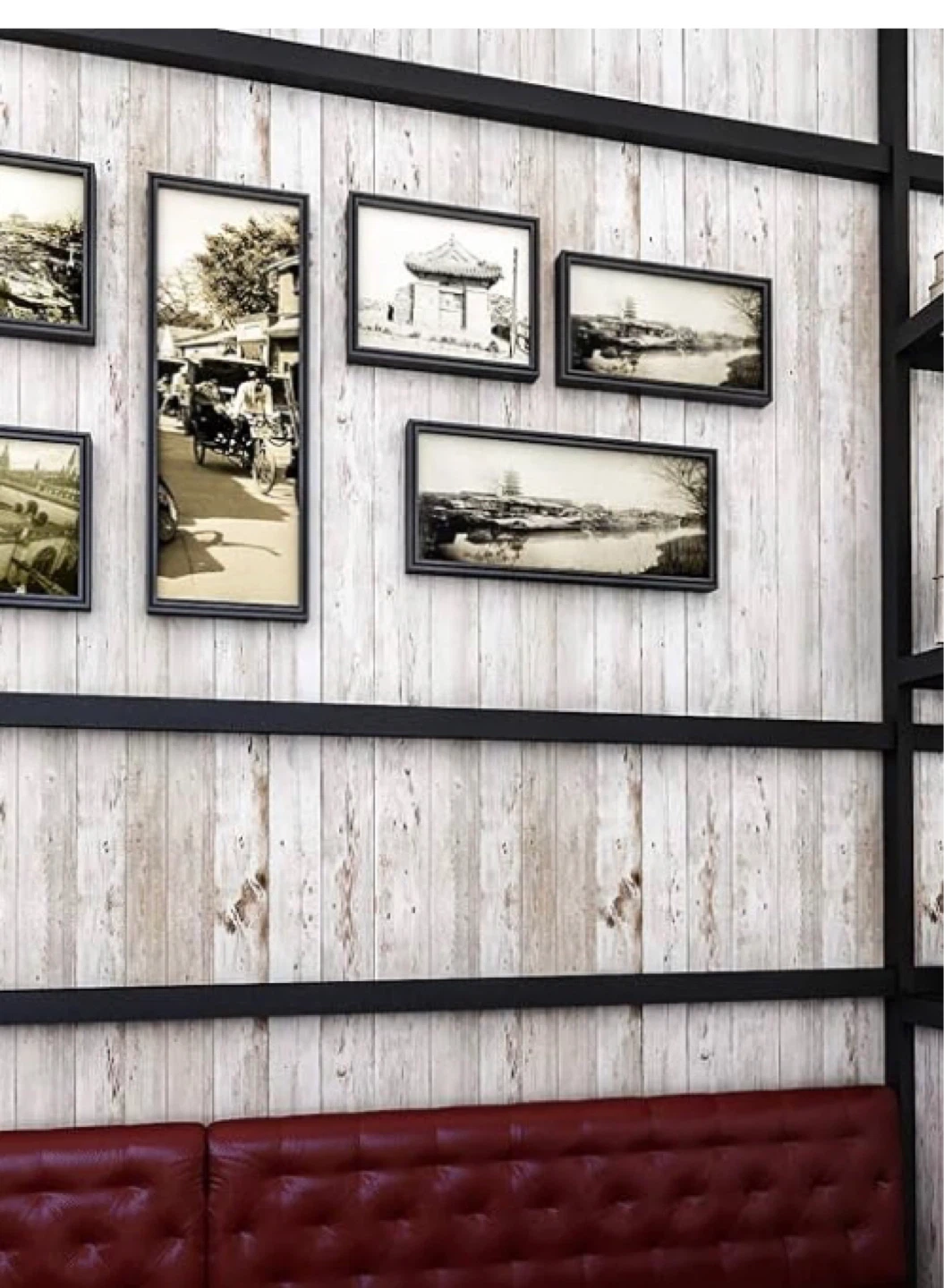 Reclaimed Wood pattern, rolls - photo 3