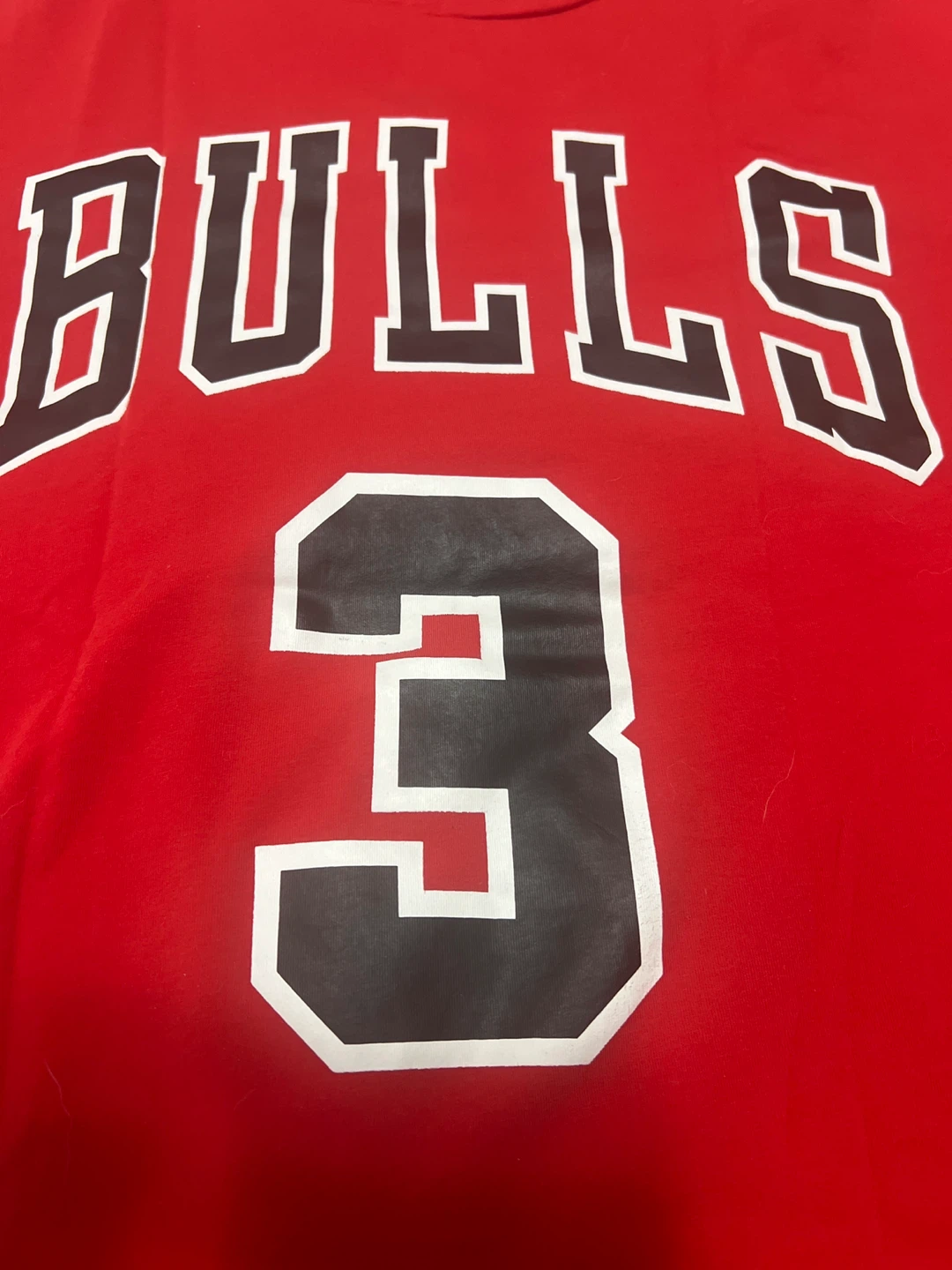 NBastore Exclusive Chicago Bulls Wade #3 T-Shirt XL