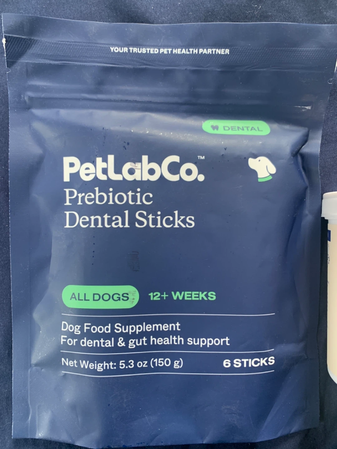 Petlabco prebiotic 6 dental sticks + 30 Dental Finger Wipes - photo 2