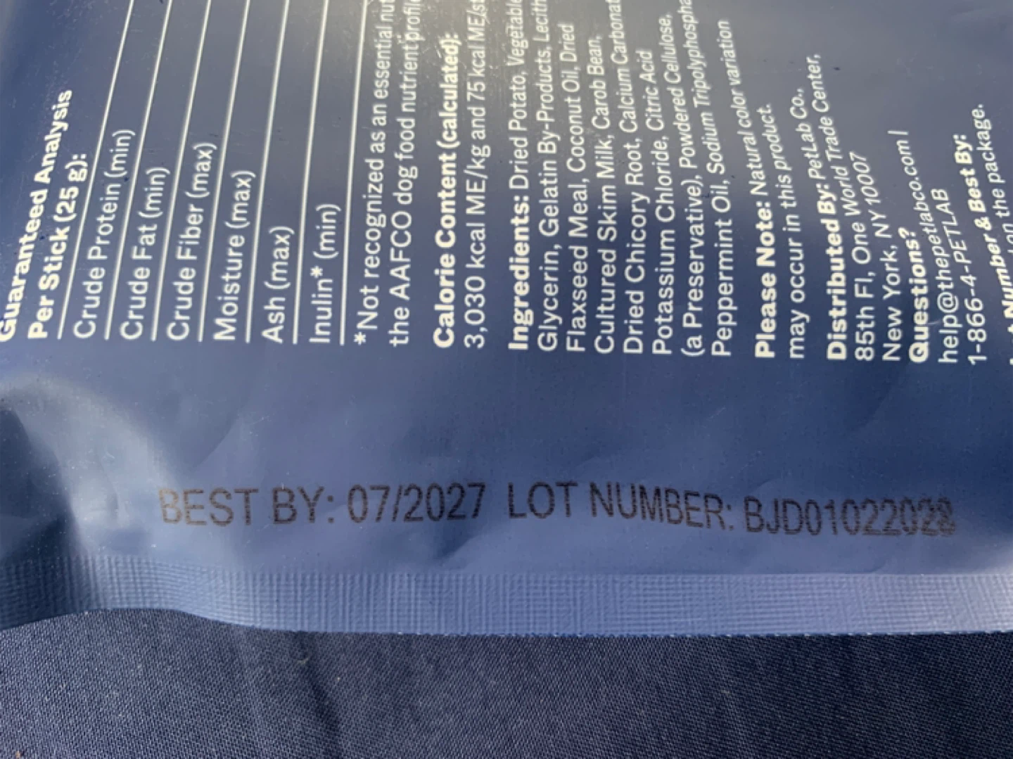 Petlabco prebiotic 6 dental sticks + 30 Dental Finger Wipes - photo 5