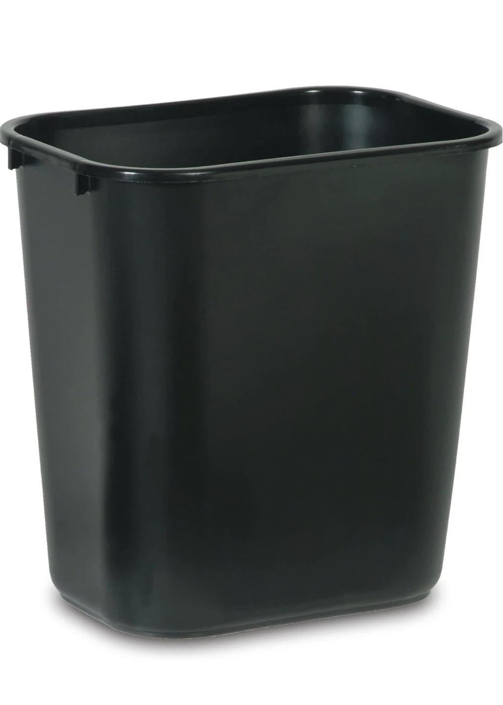 Black Wastebasket 15" H x 14.5" L x 10.5" W - photo 2