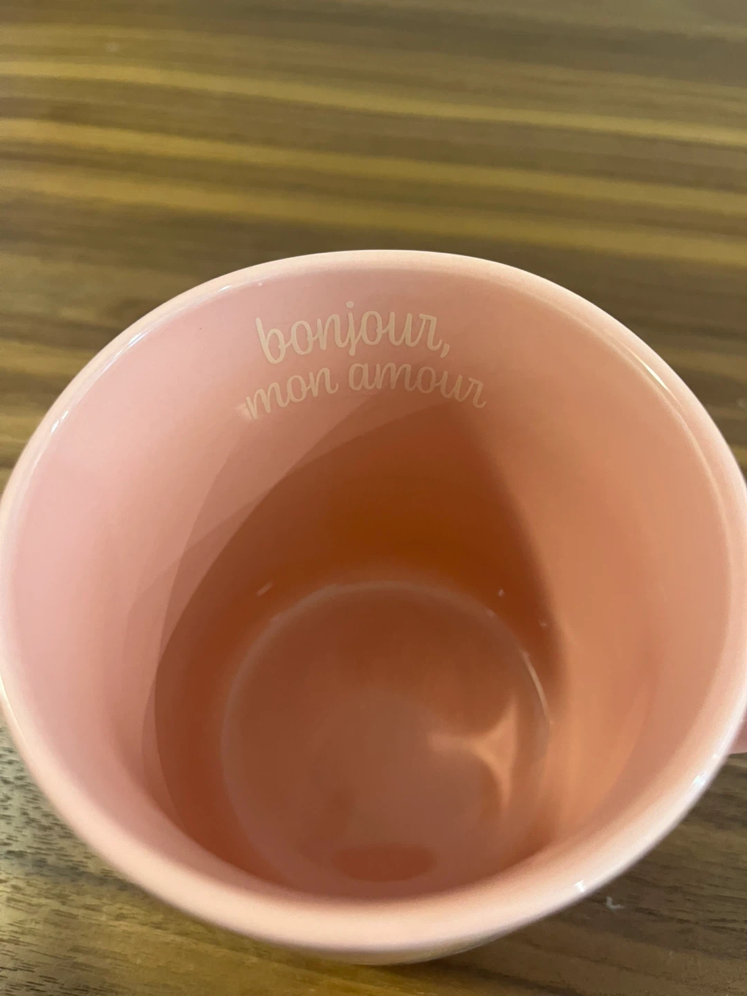 Pink Floral Stoneware Mug - photo 3