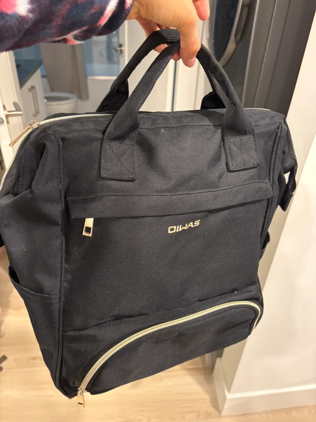DIWAS Black Insulated and laptop Backpack
