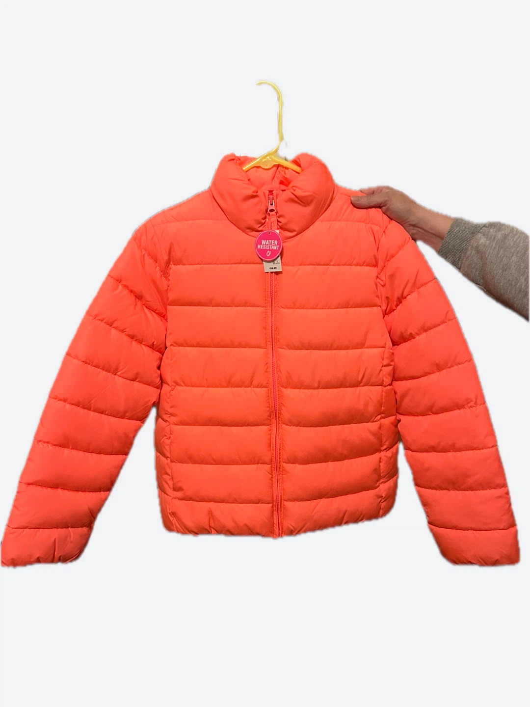Girls Coral Puffer Jacket - Water Resistant