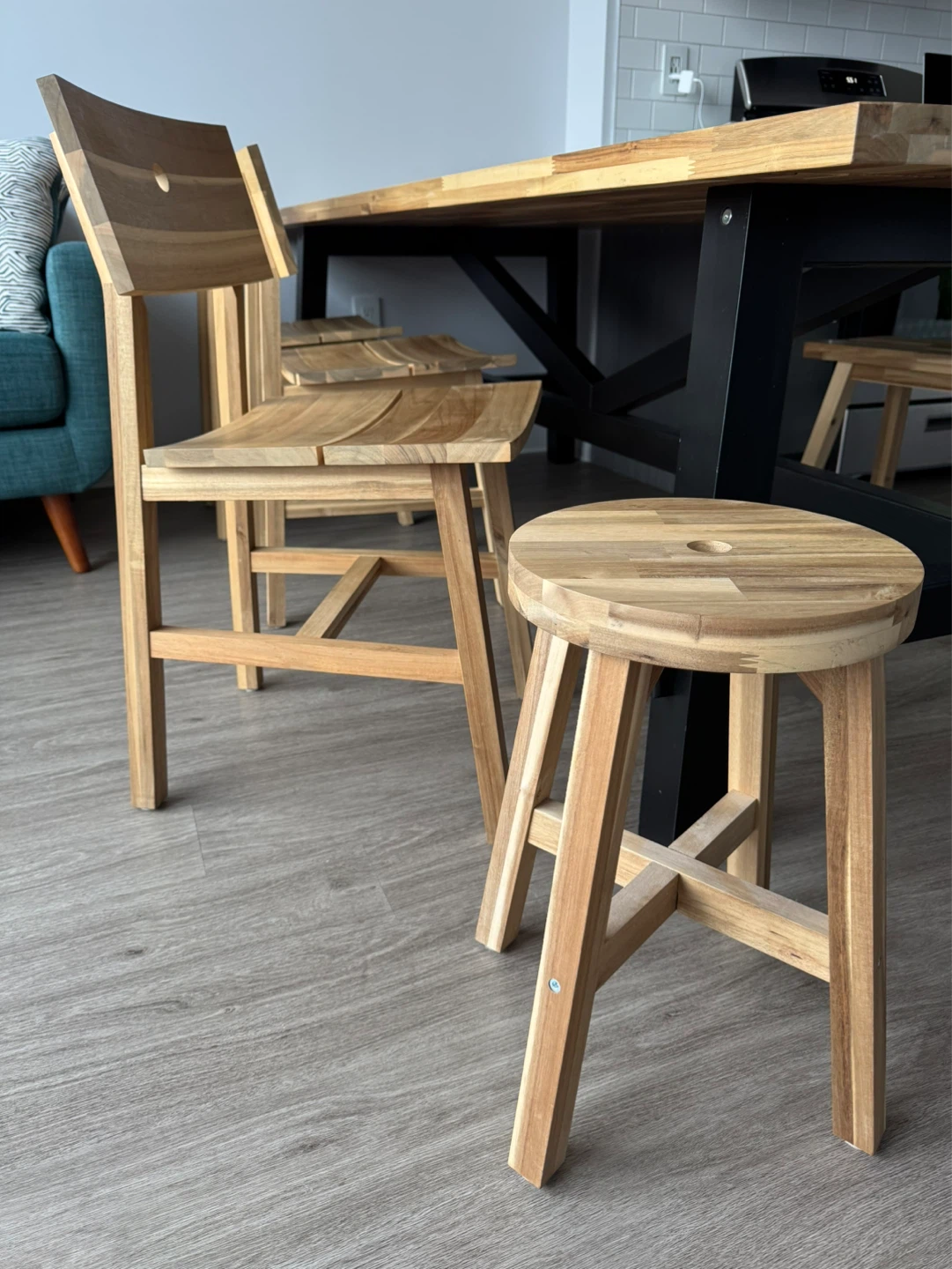 IKEA SKOGSTA Dining Set - photo 3