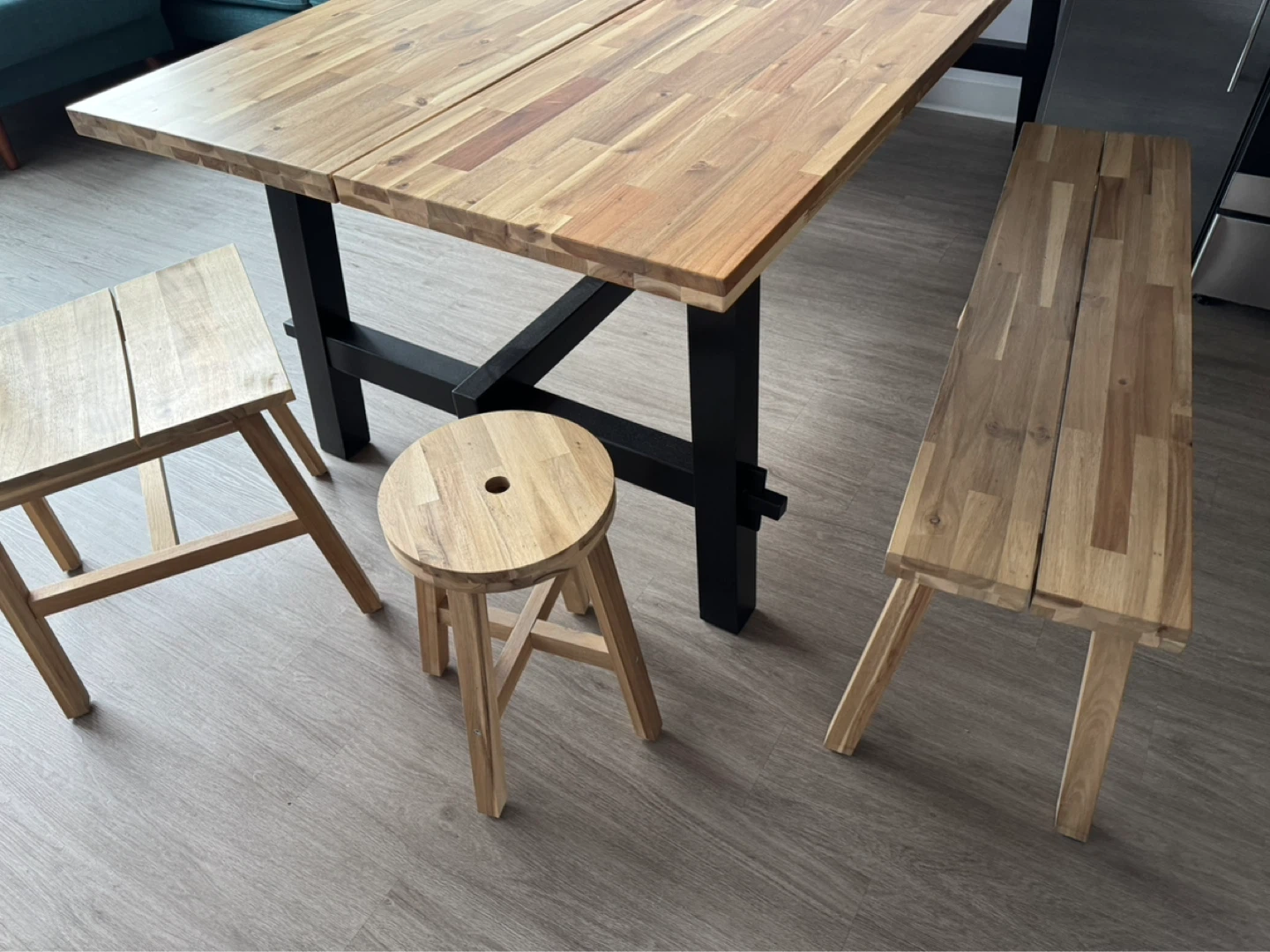 IKEA SKOGSTA Dining Set - photo 4