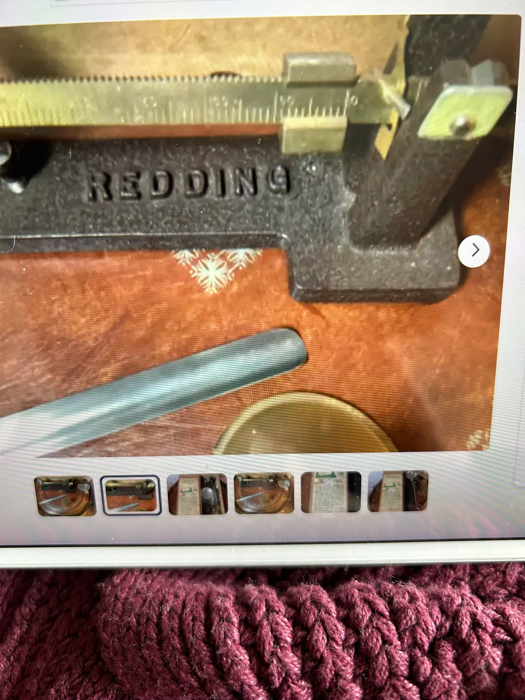 Antique/Vt Redding Company Powder & Bullet Scale 🐞 - photo 2