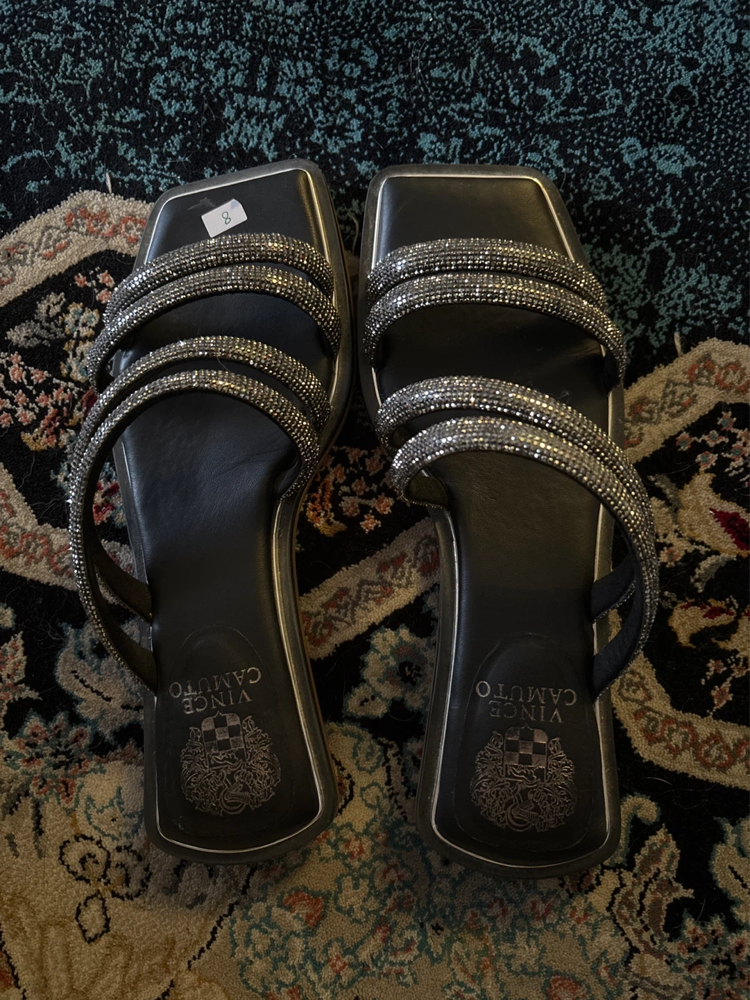Vince Camuto Peomi Crystal Sandals