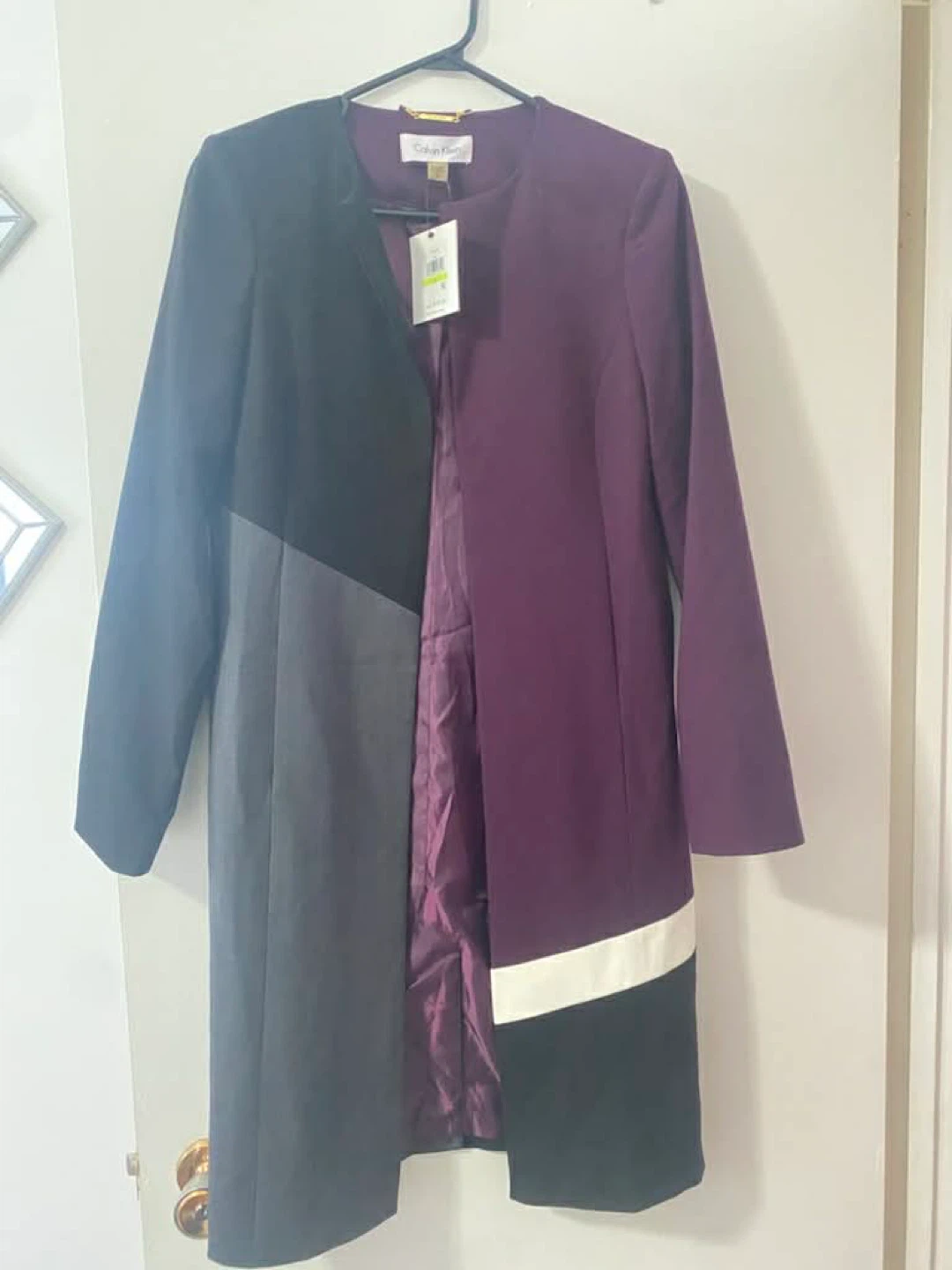Calvin Klein Women's Colorblock Jacket Size 4