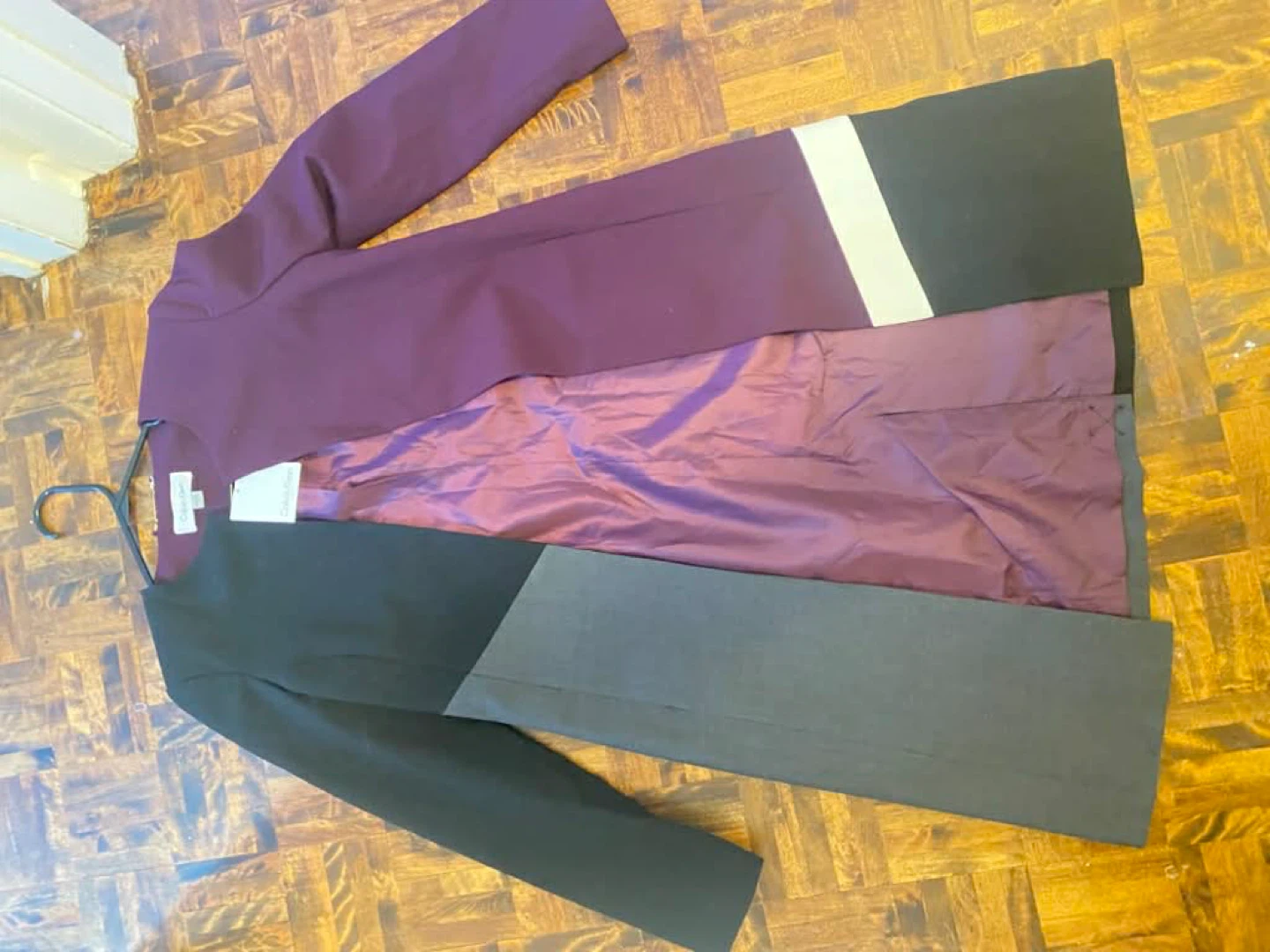 Calvin Klein Women's Colorblock Jacket Size 4 - photo 2