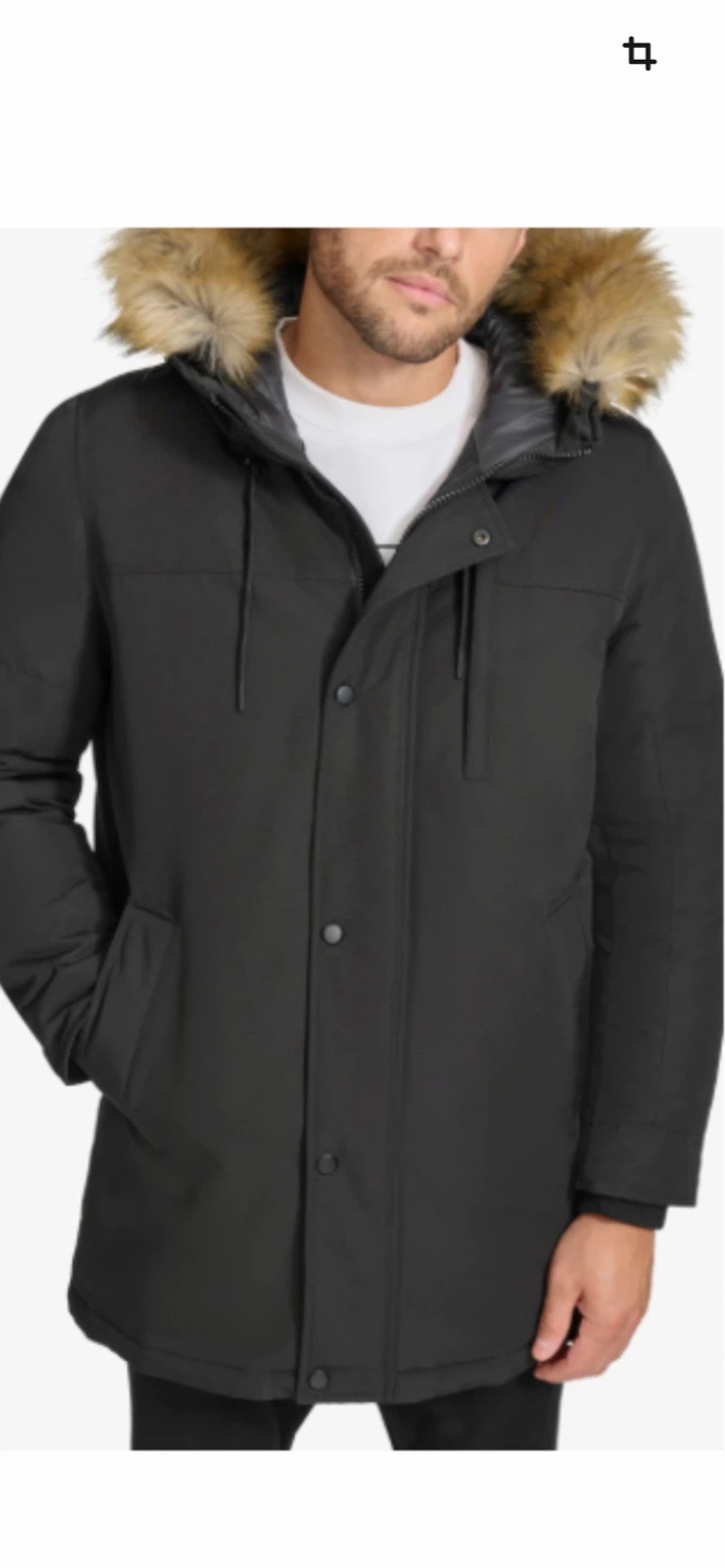 Brand New Calvin Klein Arctic Faille Water Resistant Parka XL