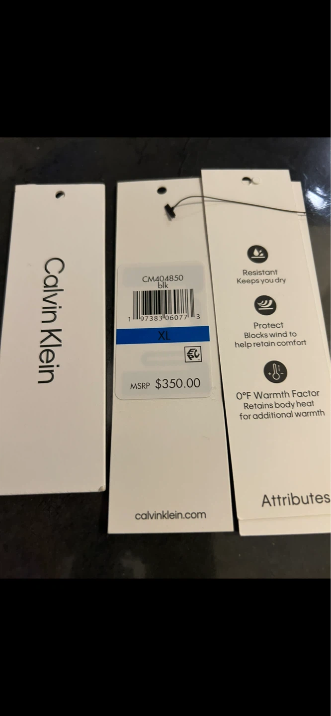 Brand New Calvin Klein Arctic Faille Water Resistant Parka XL - photo 3