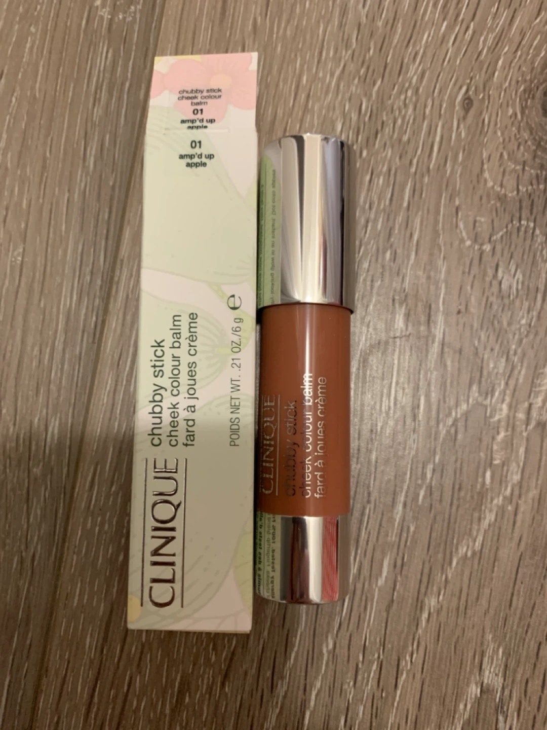 Clinique Chubby Stick Cheek Colour Balm 01 Amp'd Up Apple
