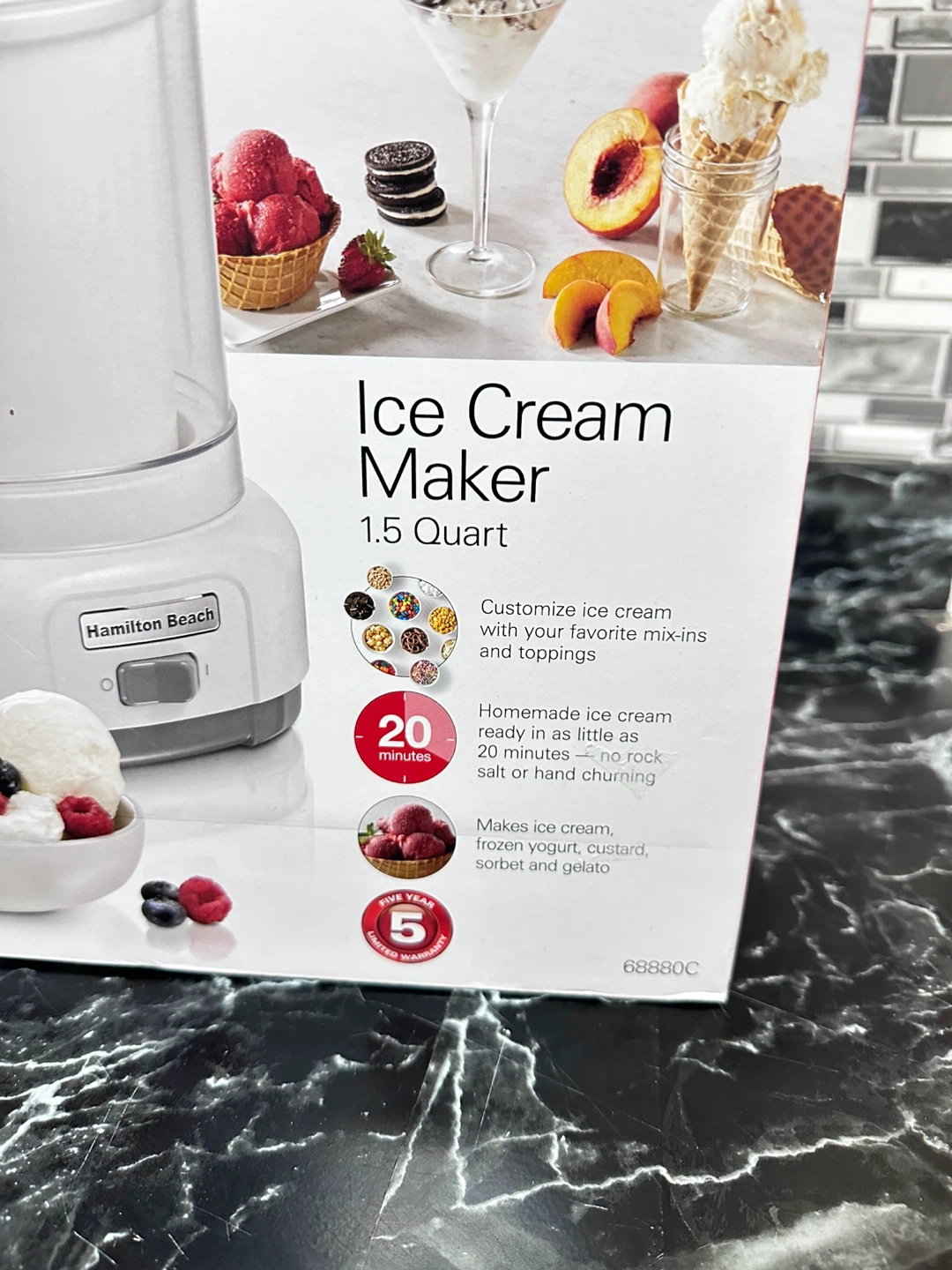 Hamilton Beach Ice Cream Maker - 1.5 Quart - photo 2