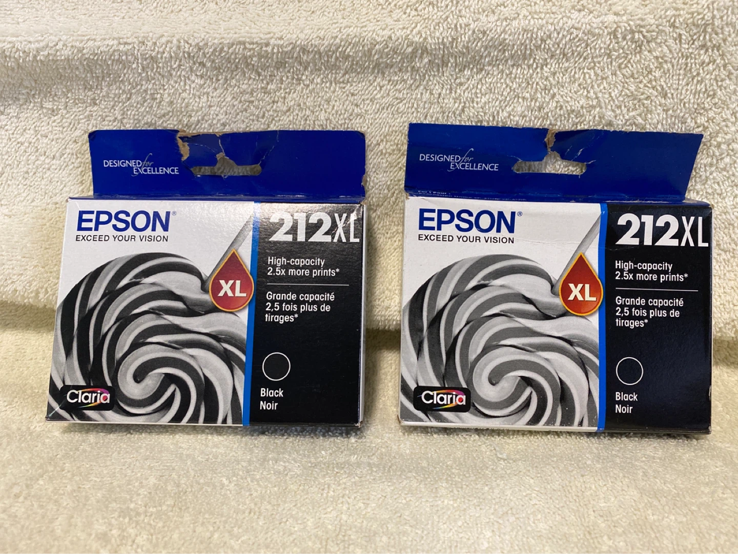 Epson 212XL High-Capacity Black Ink Cartridges (2-Pack)