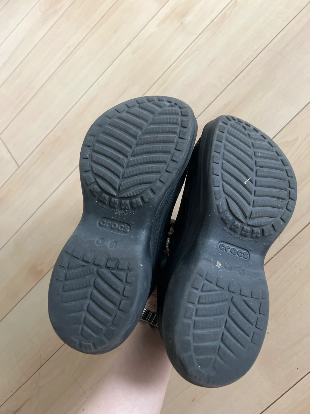 Crocs Platform Clogs with Charms - Women's Size 8 - photo 3