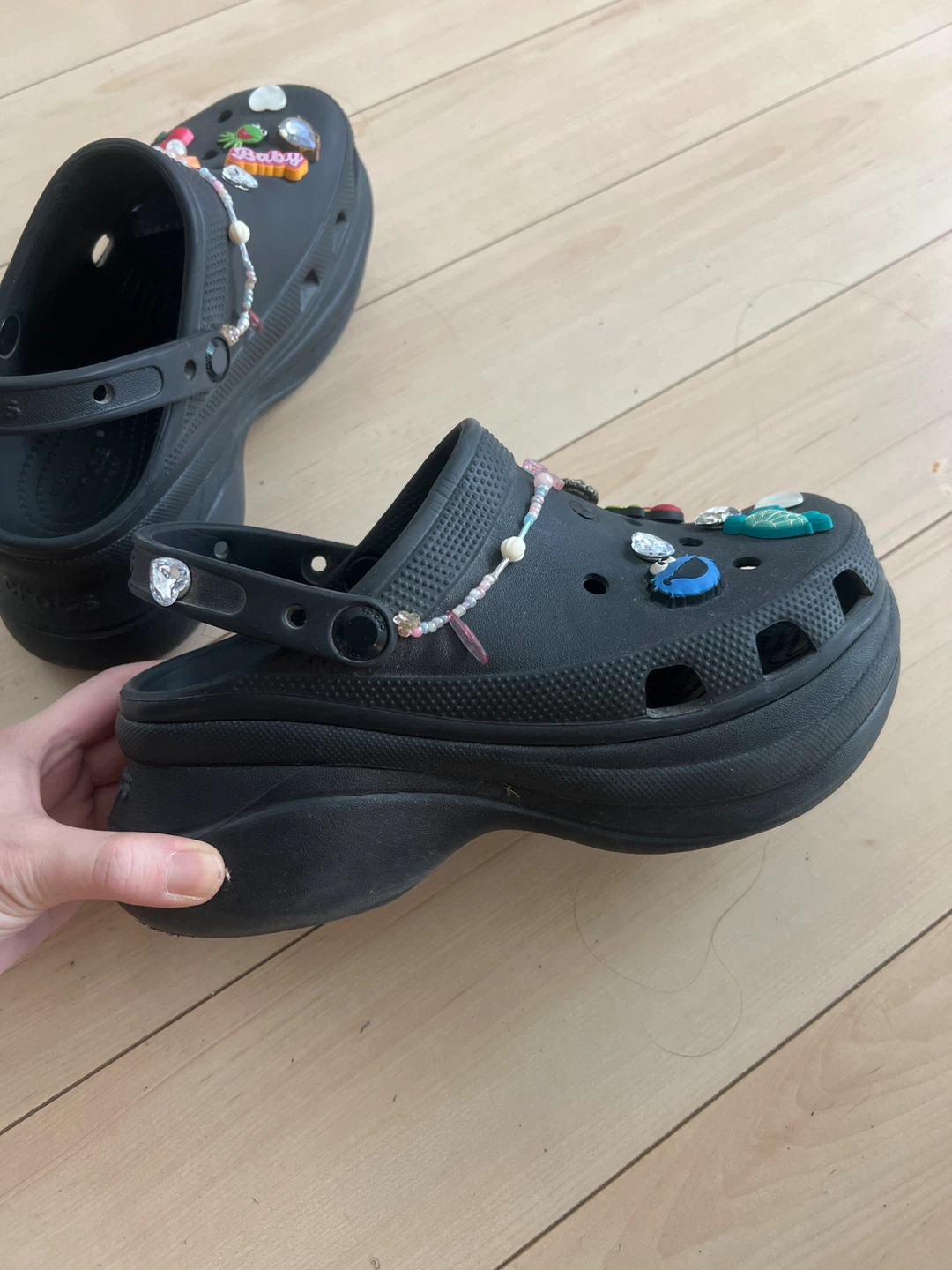 Crocs Platform Clogs with Charms - Women's Size 8 - photo 2