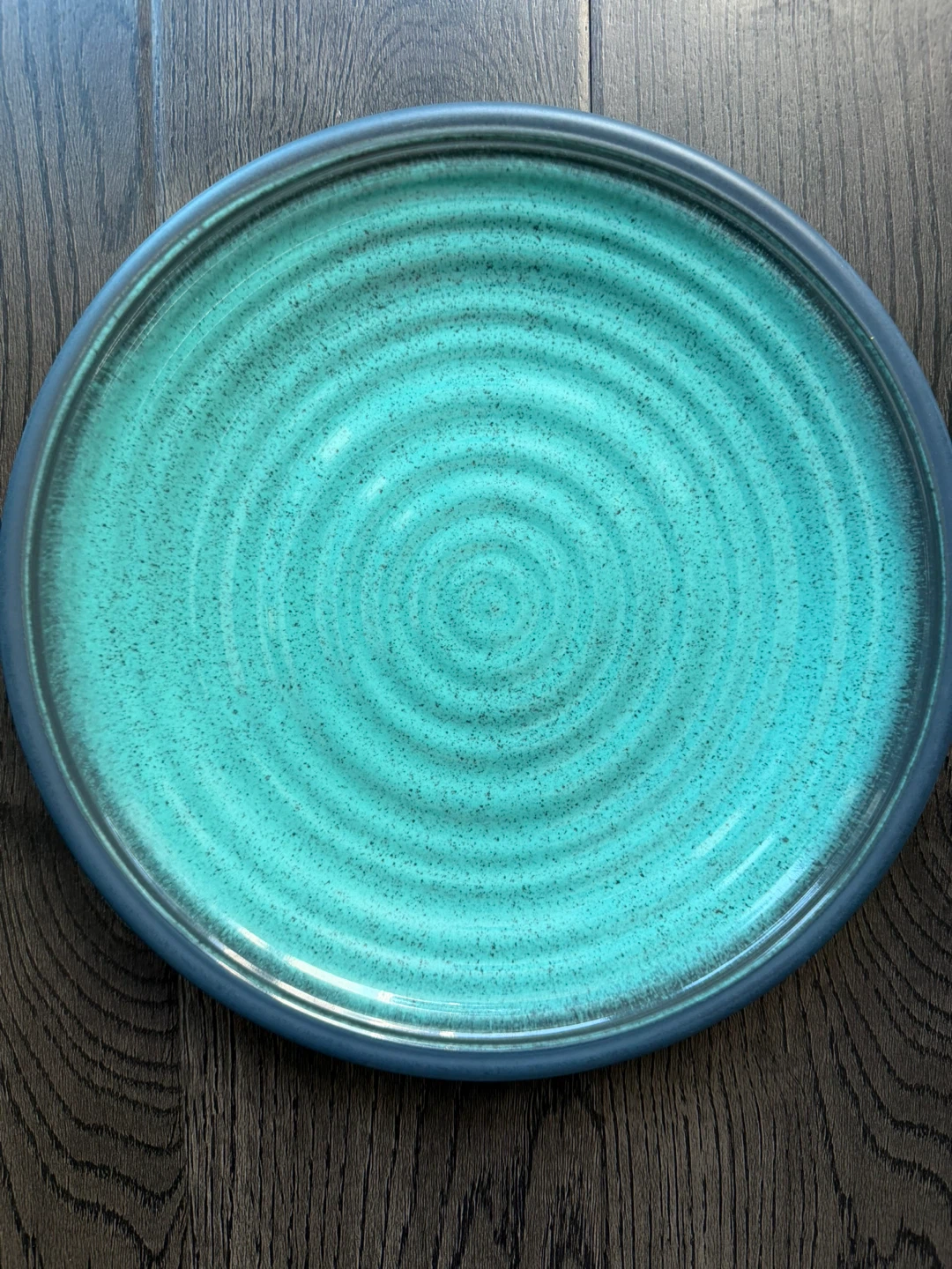 Turquoise Dinner Plates -set of 6, dishwasher safe