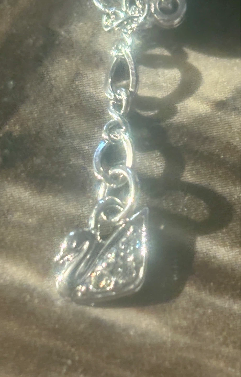Swarovski Heart Pendant Necklace with Box and Certificate