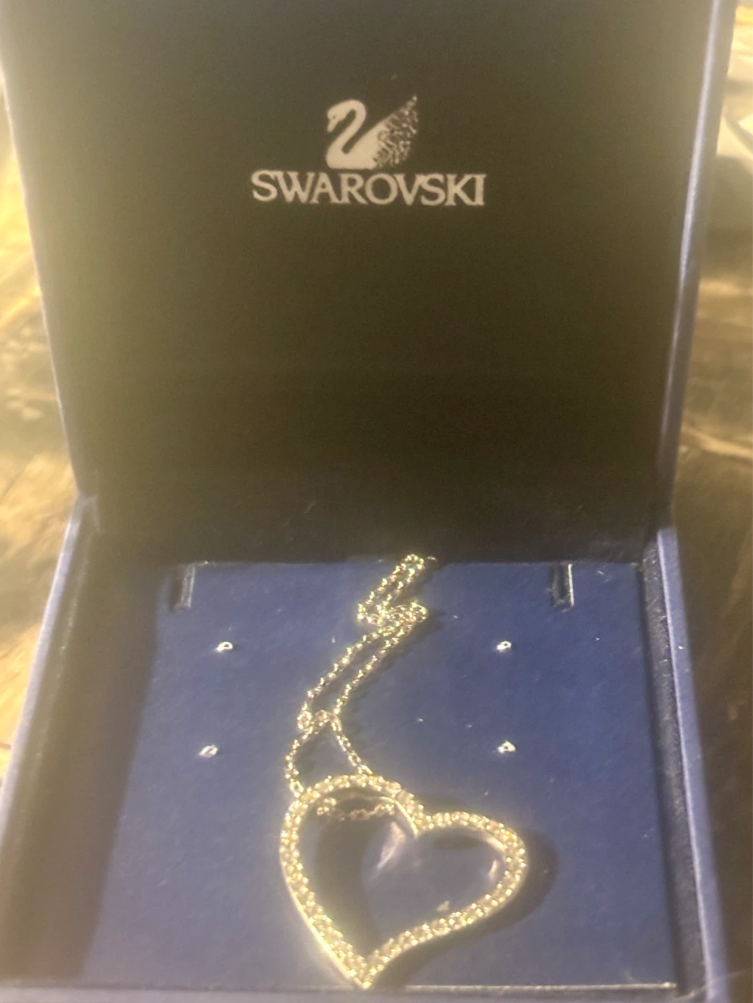 Swarovski Heart Pendant Necklace with Box and Certificate - photo 3
