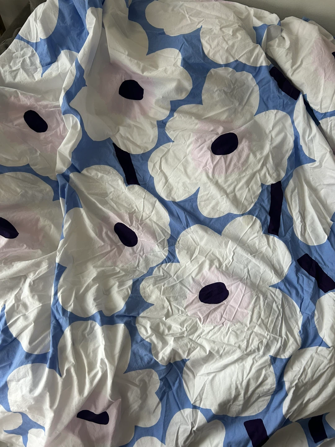 Marimekko Unikko print duvet cover queen