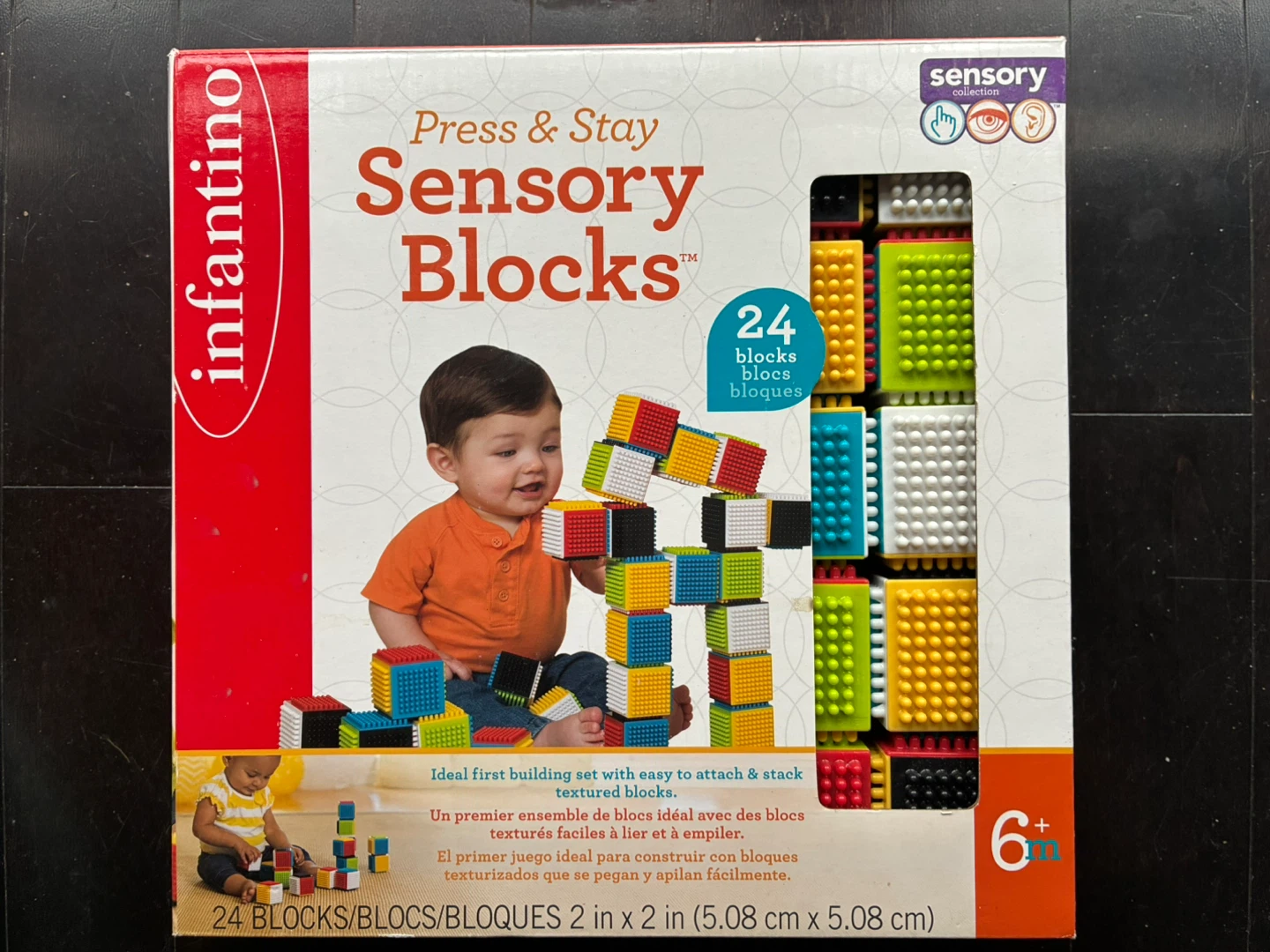 Infantino Press & Stay Sensory Blocks