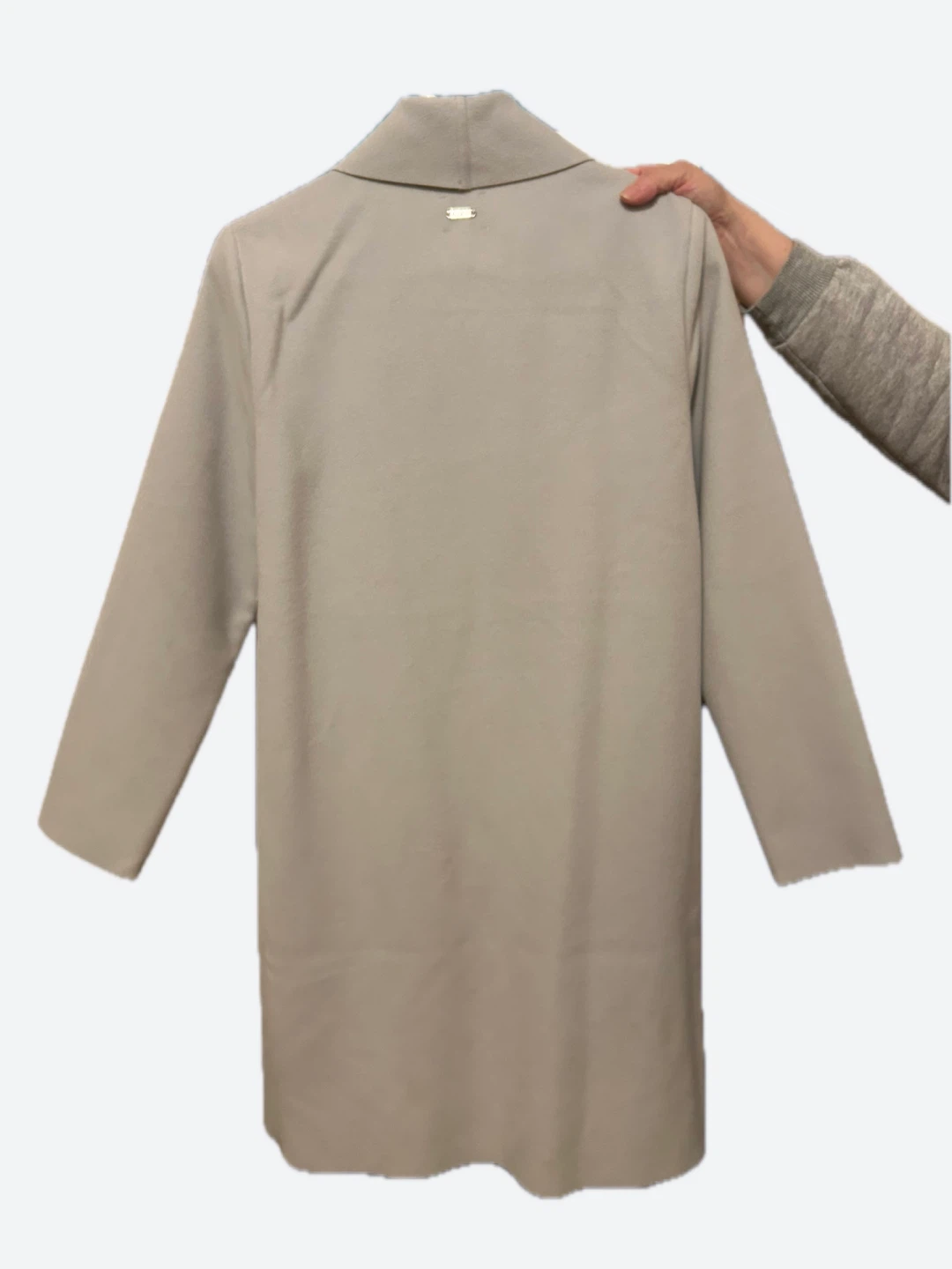 Guess Gray Waterfall Drape Collar Trench Coat - photo 2