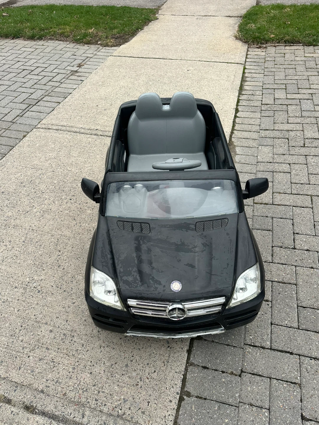 Black Mercedes Benz Ride-On Toy Car