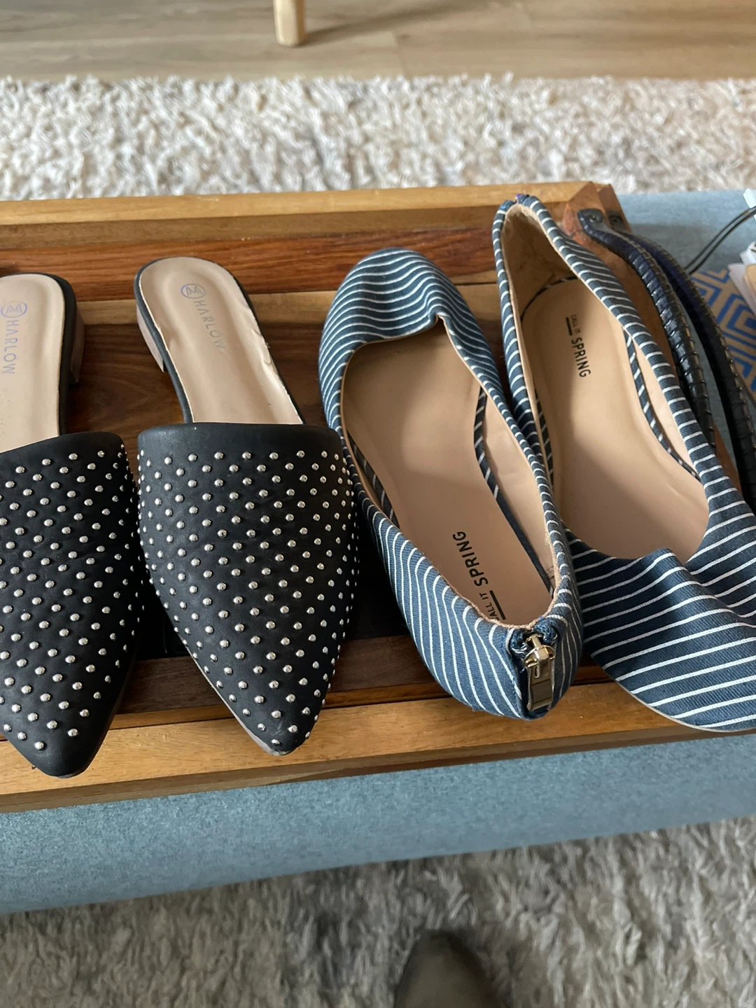 Harlow  & Call It Spring Striped Flats