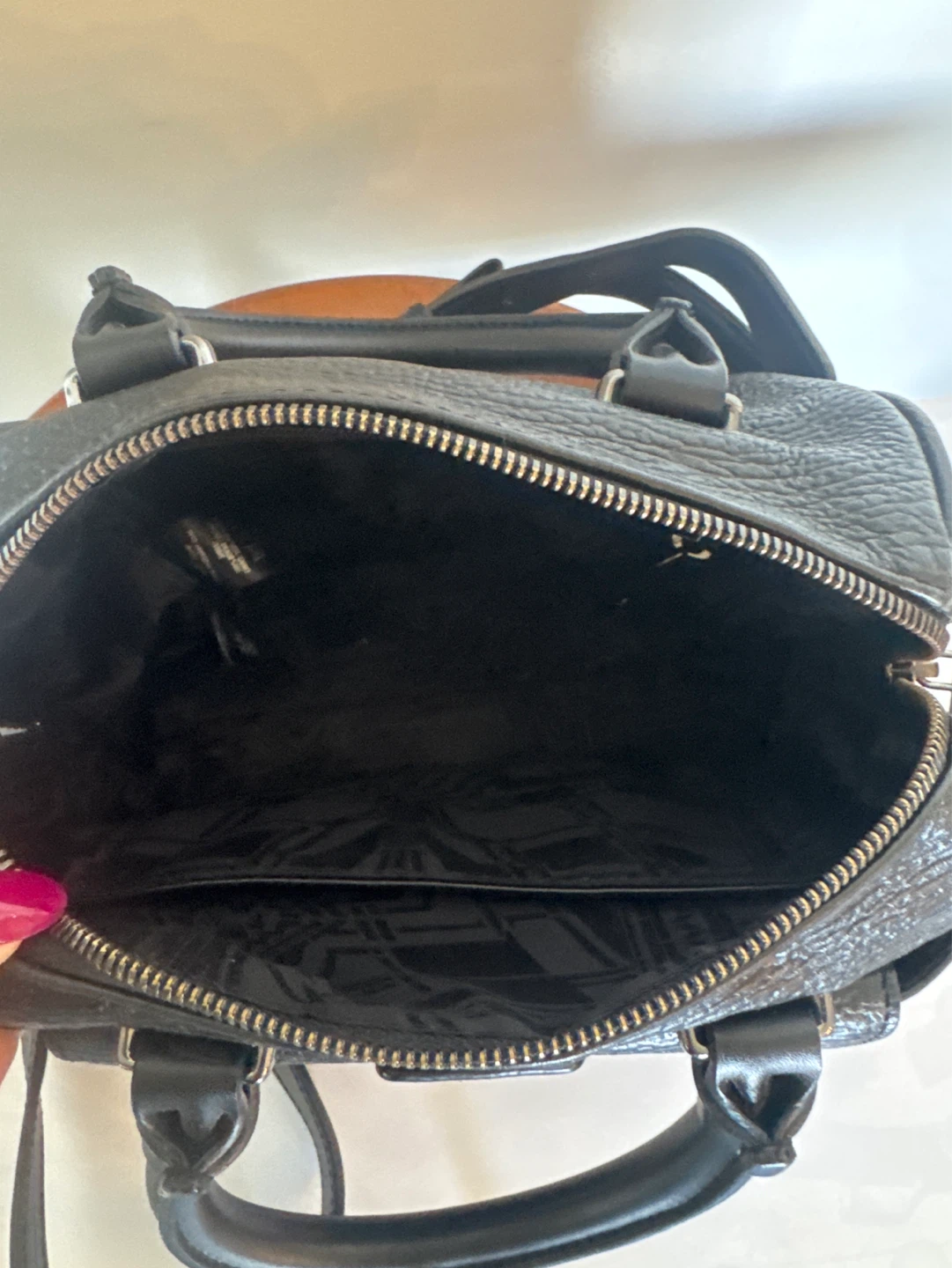 Ted Baker London Black Textured Satchel Handbag - photo 4