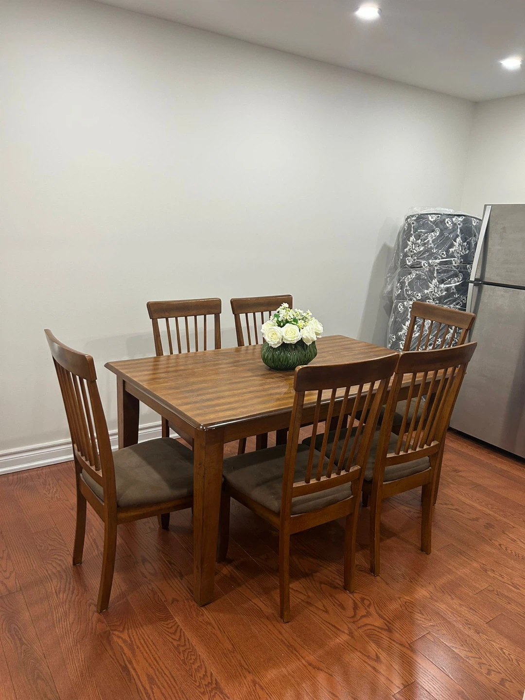 Wooden Dining Table Set with 6 Chairs - photo 2