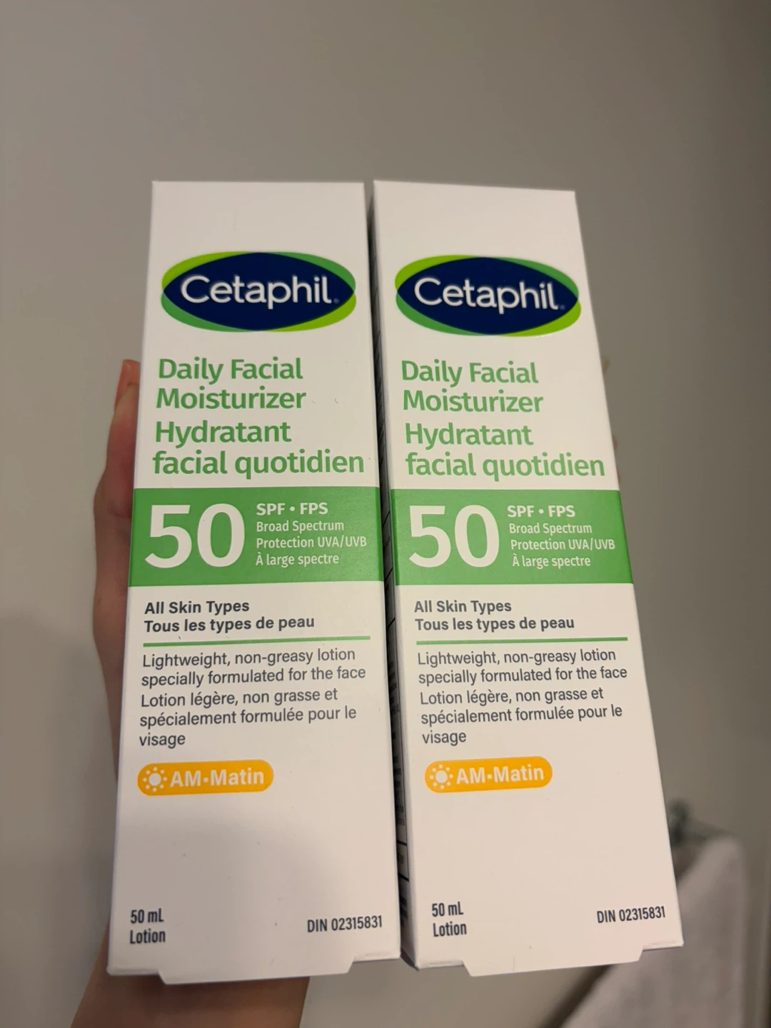 New Cetaphil SPF 50 (2 x 50 mL)