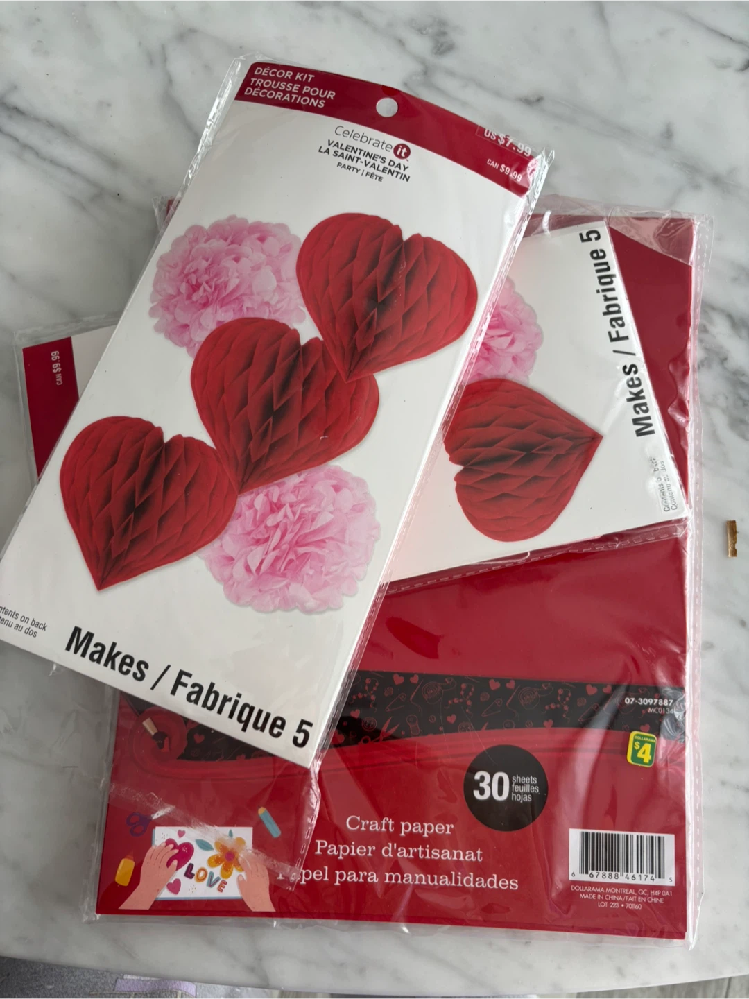 Celebrate It Valentine's Day Decor Kit & Craft Paper