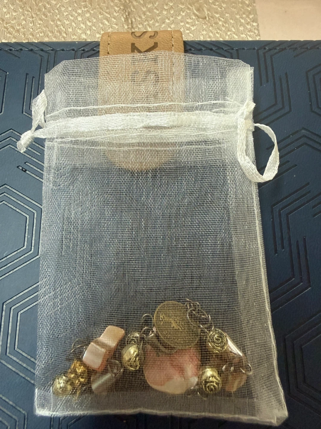 Beaded Bracelet with Shell and Coin Charms-Free with another buy - photo 3