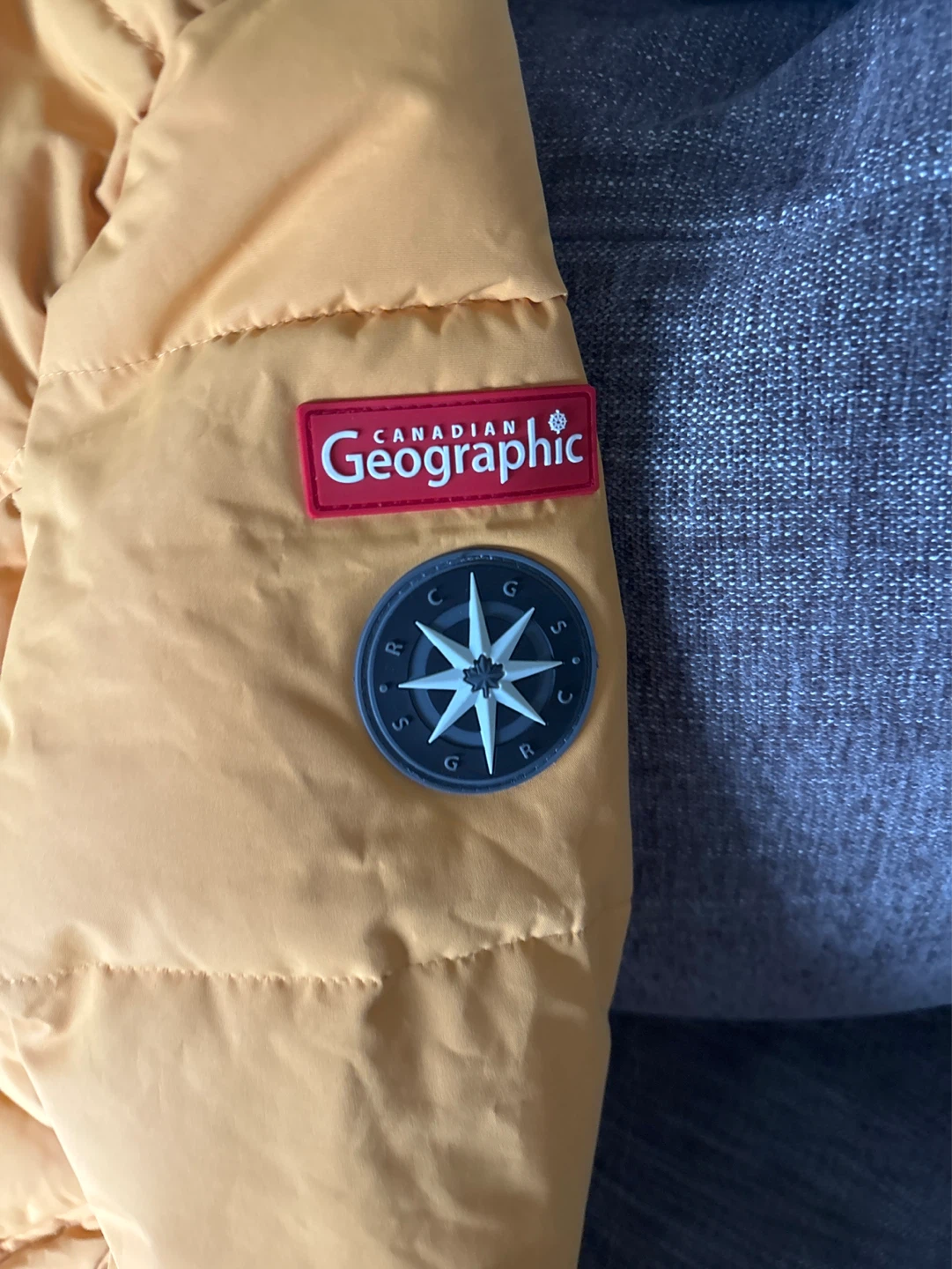 Canadian Geographic Puffer Jacket - Yellow - XS/TP - photo 2