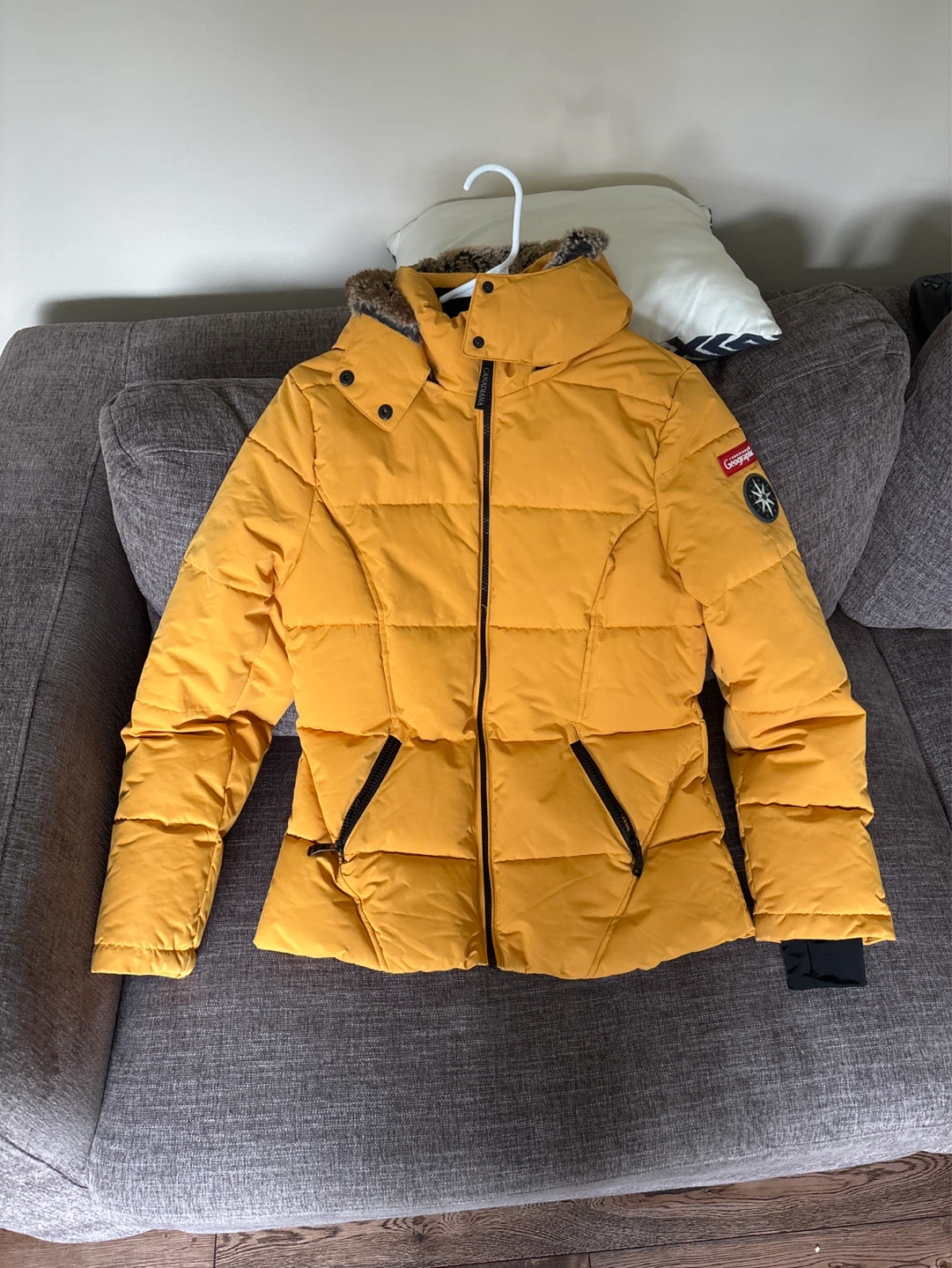 Canadian Geographic Puffer Jacket - Yellow - XS/TP