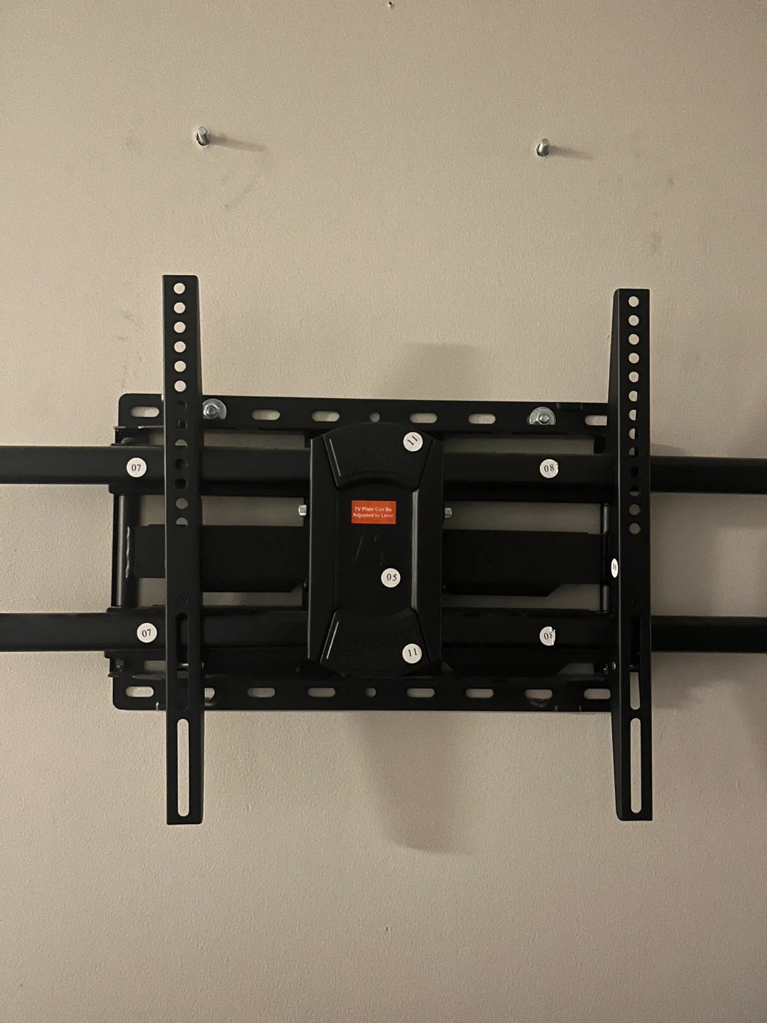 Black TV Wall Mount Bracket