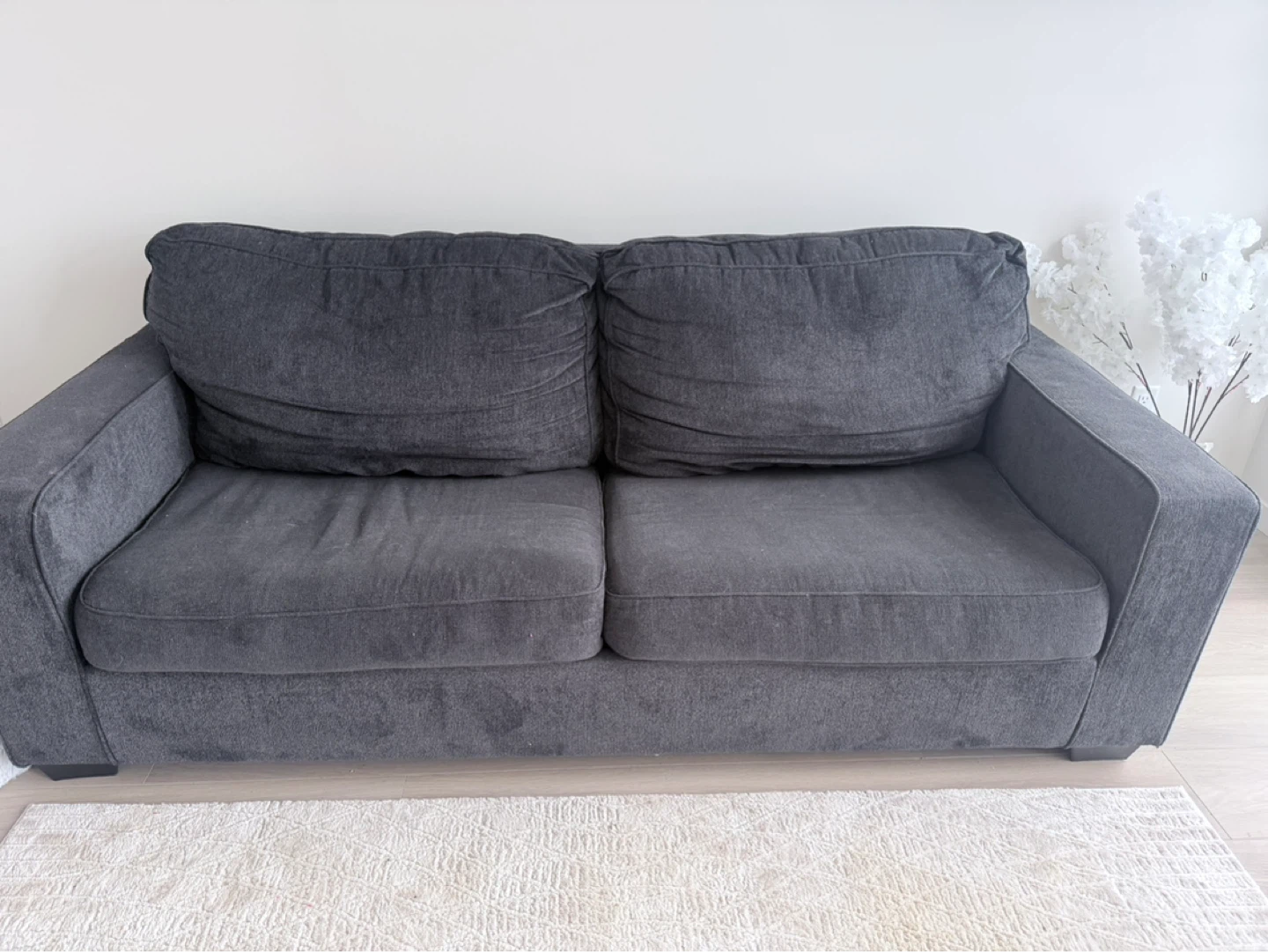 Black pull out bed Sofa