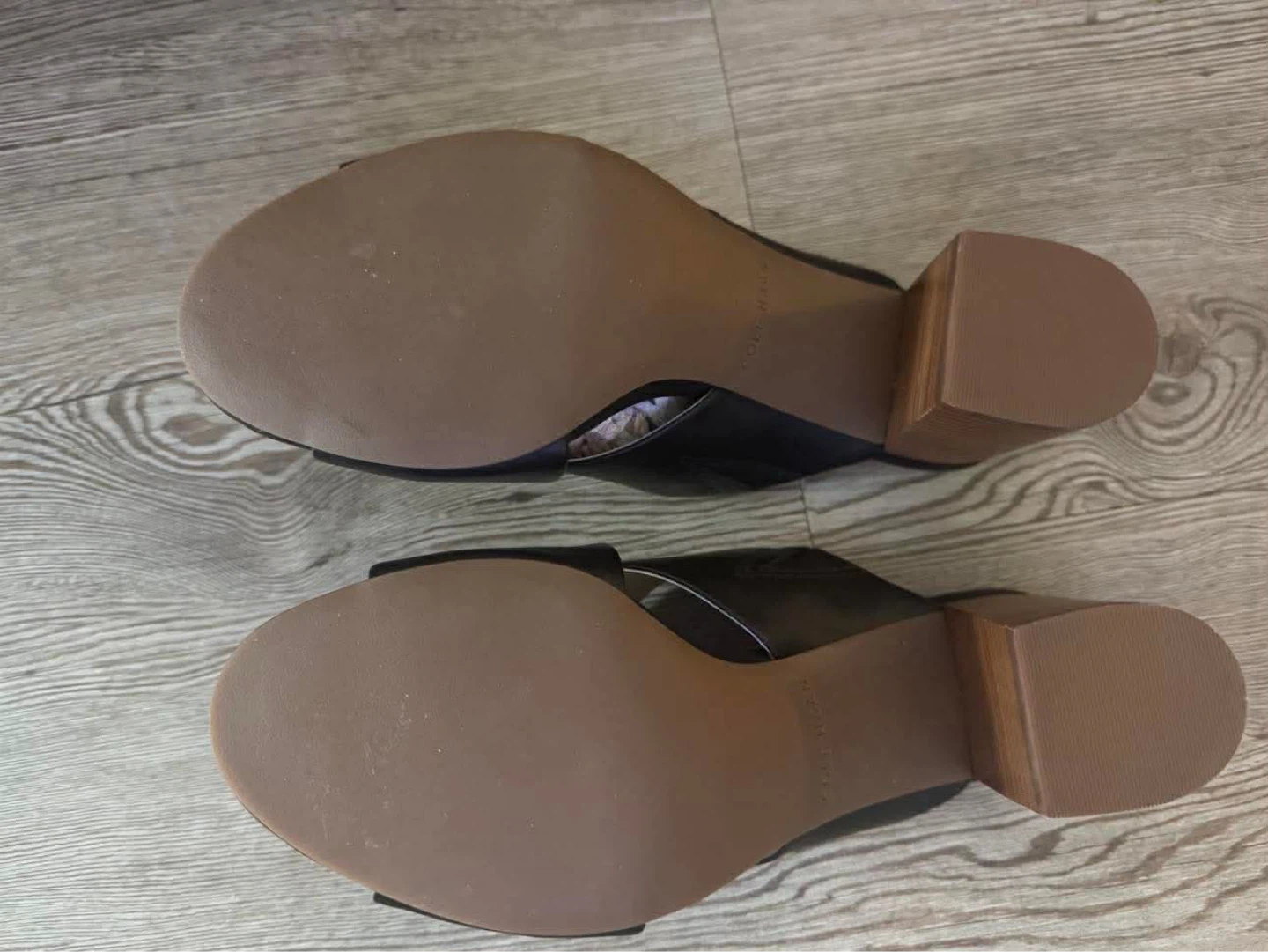 Cole Haan Black Mule Block Heel Sandals - Size 8.5 - photo 4
