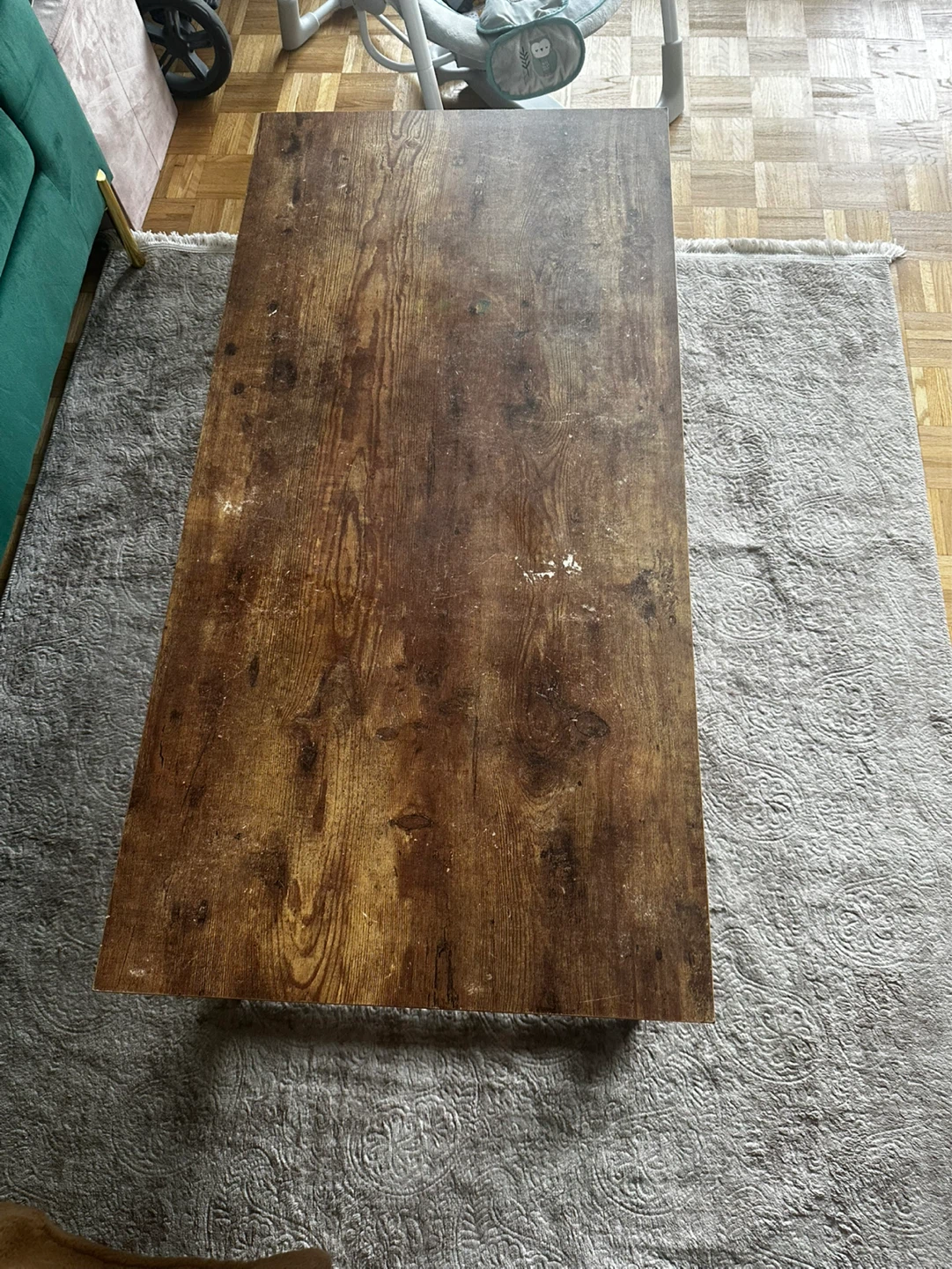 Rustic Wood Coffee Table - photo 3
