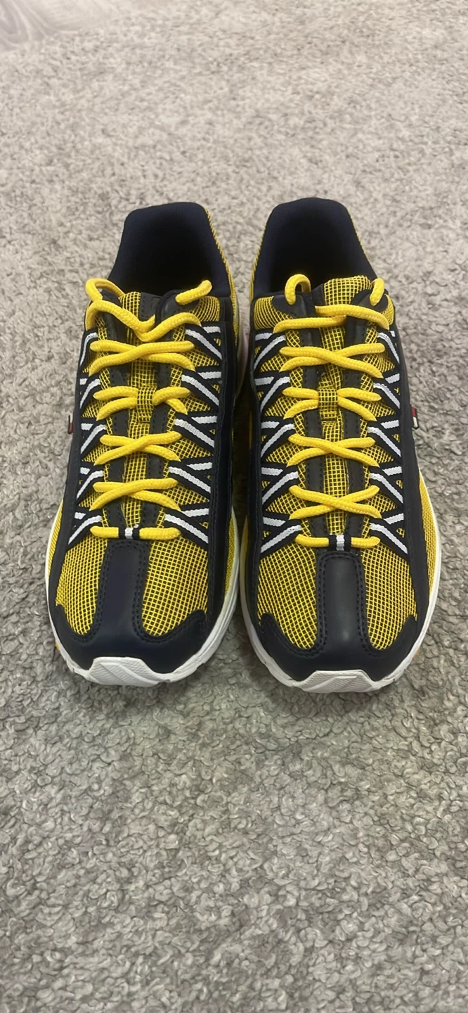 Tommy Hilfiger Men's Running Shoes Size 8M Yellow/Navy