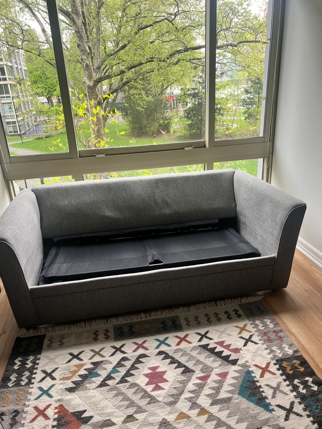 Grey Sofa Bed with Mattress - photo 3