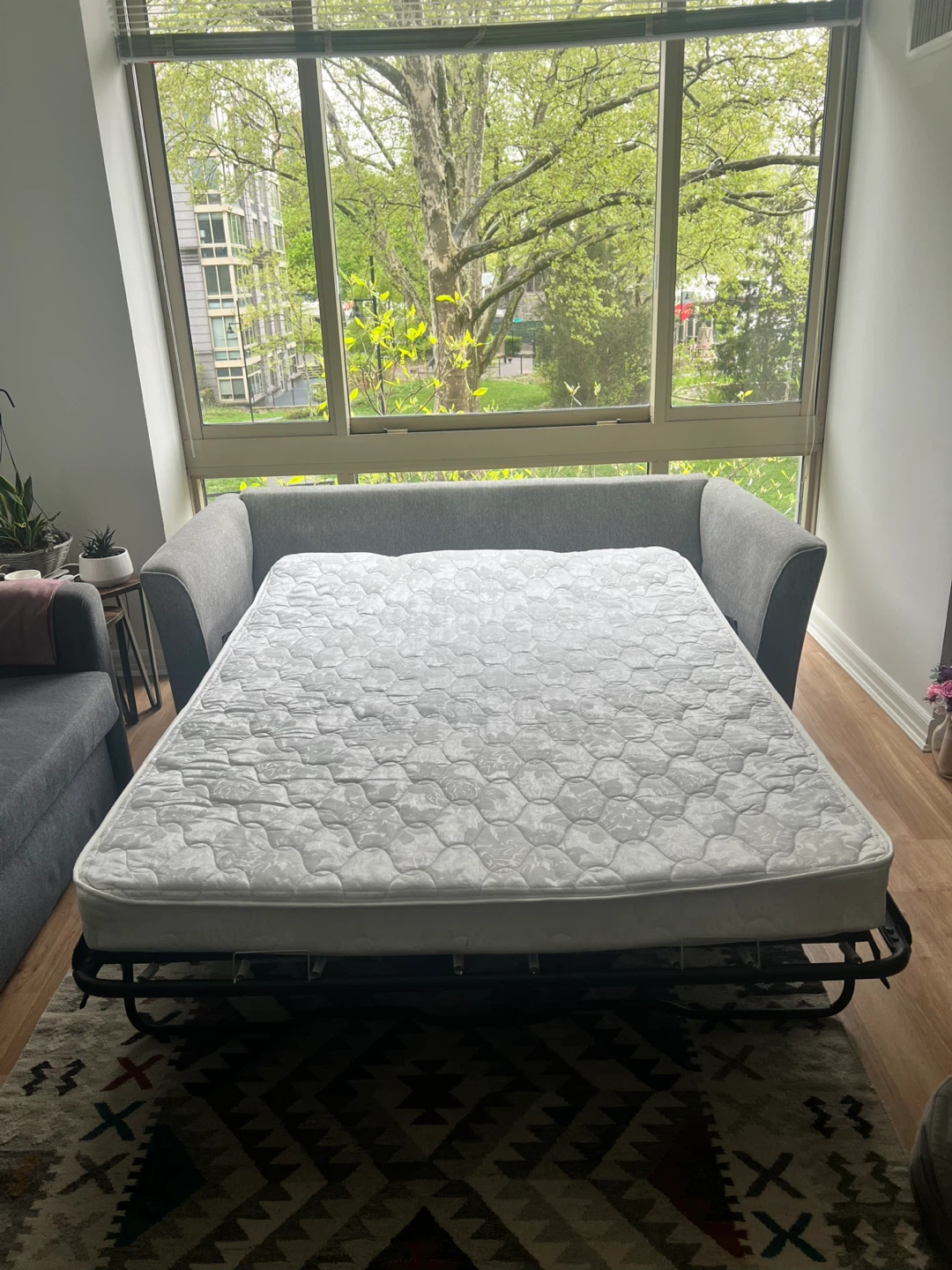 Grey Sofa Bed with Mattress - photo 4