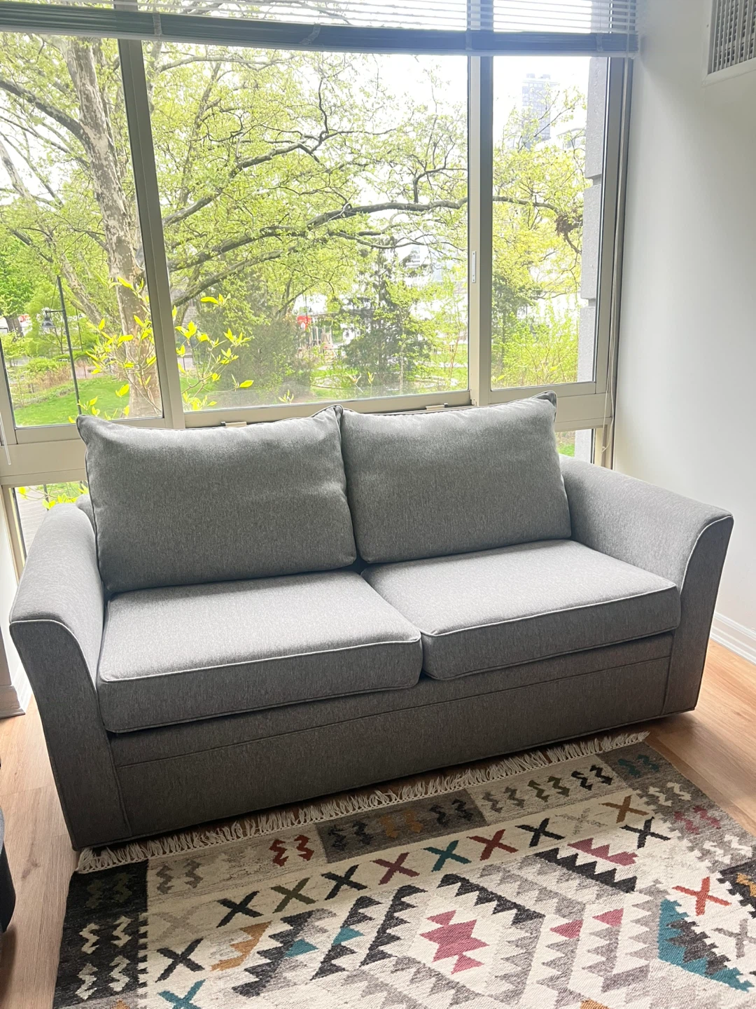 Grey Sofa Bed with Mattress - photo 2